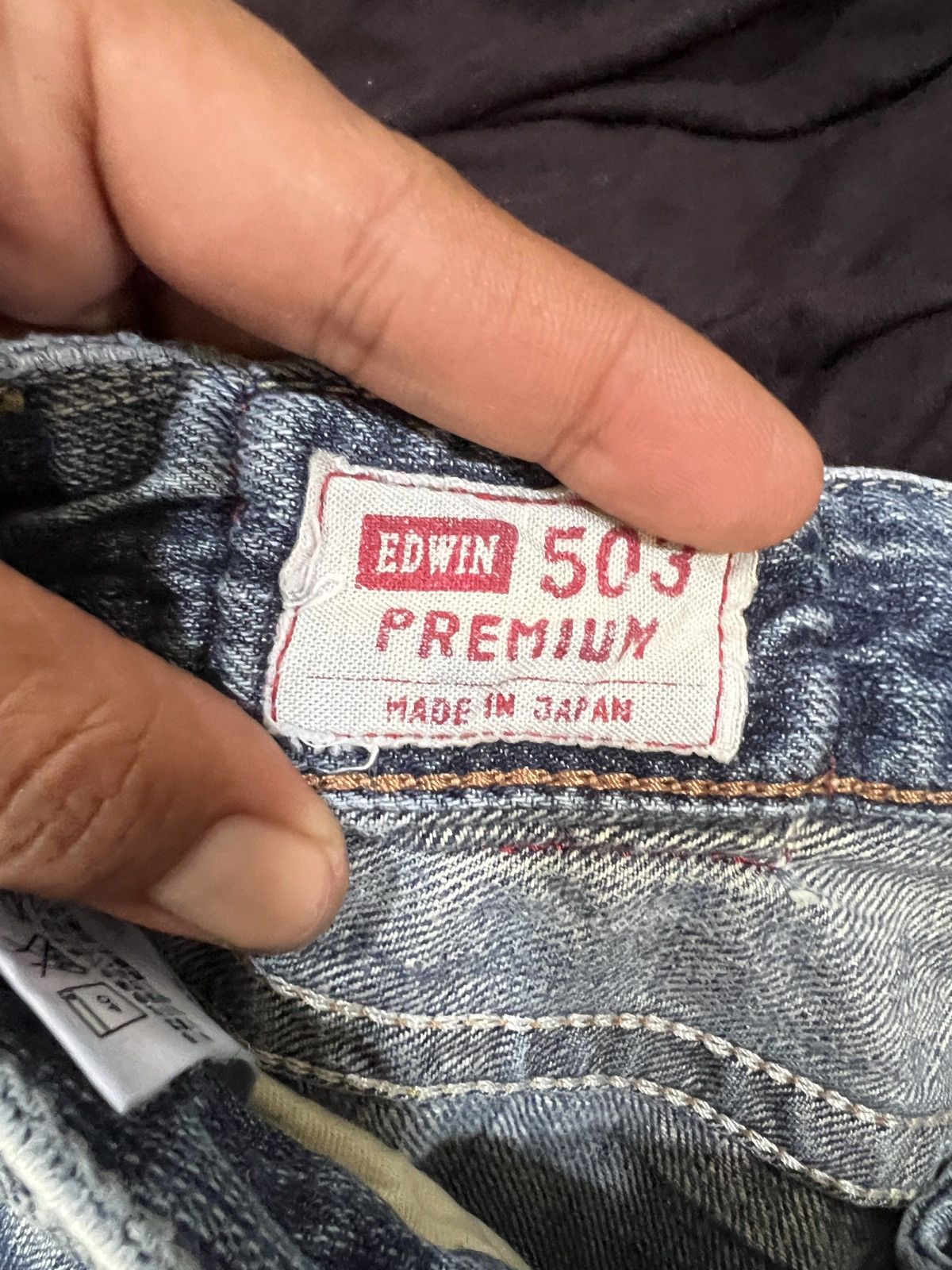Edwin 🔥Vintage Edwin 503 Premium Distressed Denim Size 28" / US 6 / IT 42 - 13 Thumbnail