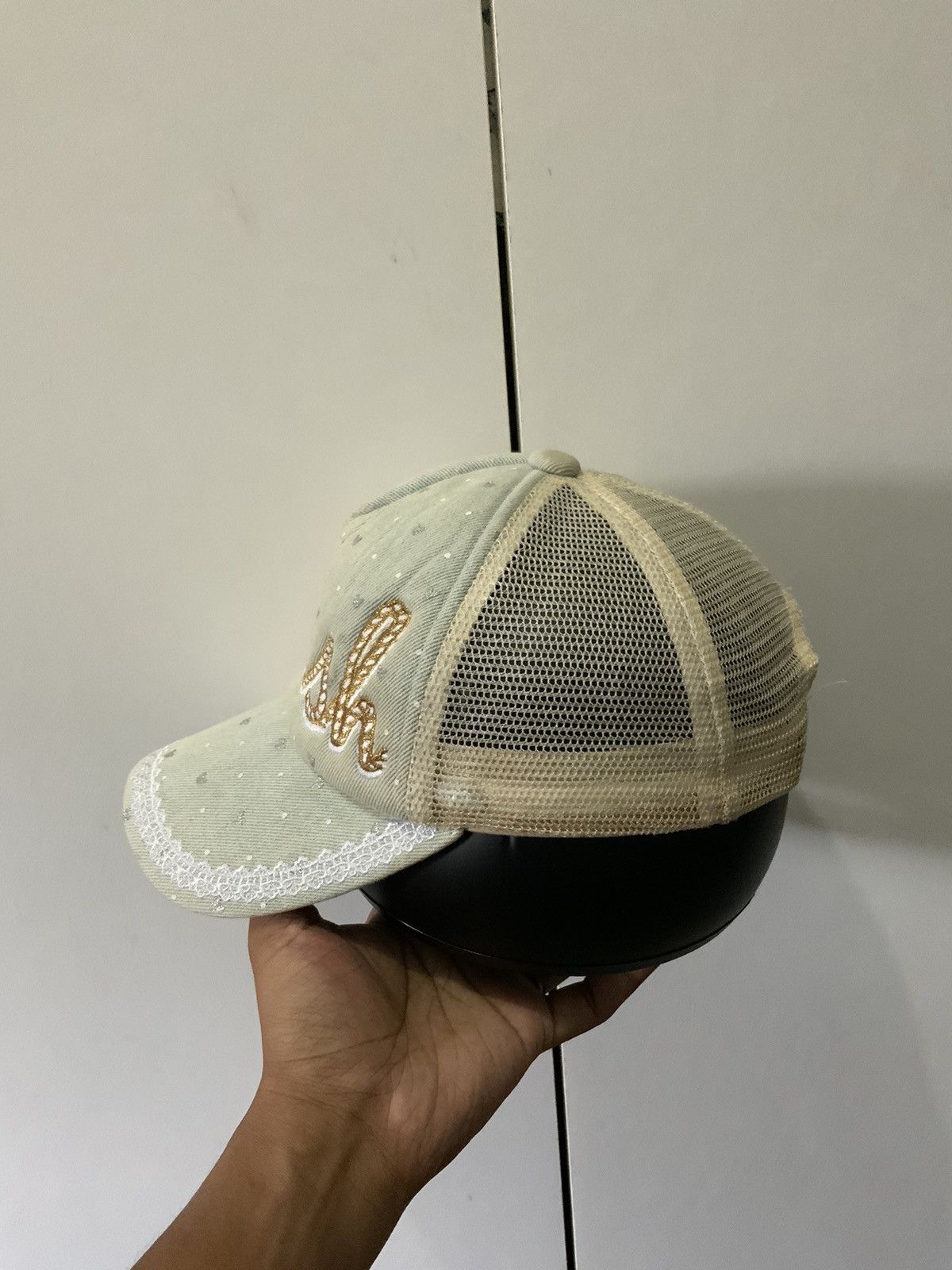 If Six Was Nine Polish Big Logo Denime Trucker Hat Size ONE SIZE - 2 Thumbnail