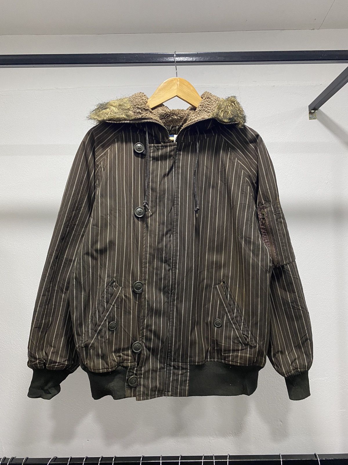 Vintage × Woolrich Woolen Mills Woolrich Winter Jacket Fur Hooded Jacket 80s Size US M / EU 48-50 / 2 - 1 Thumbnail