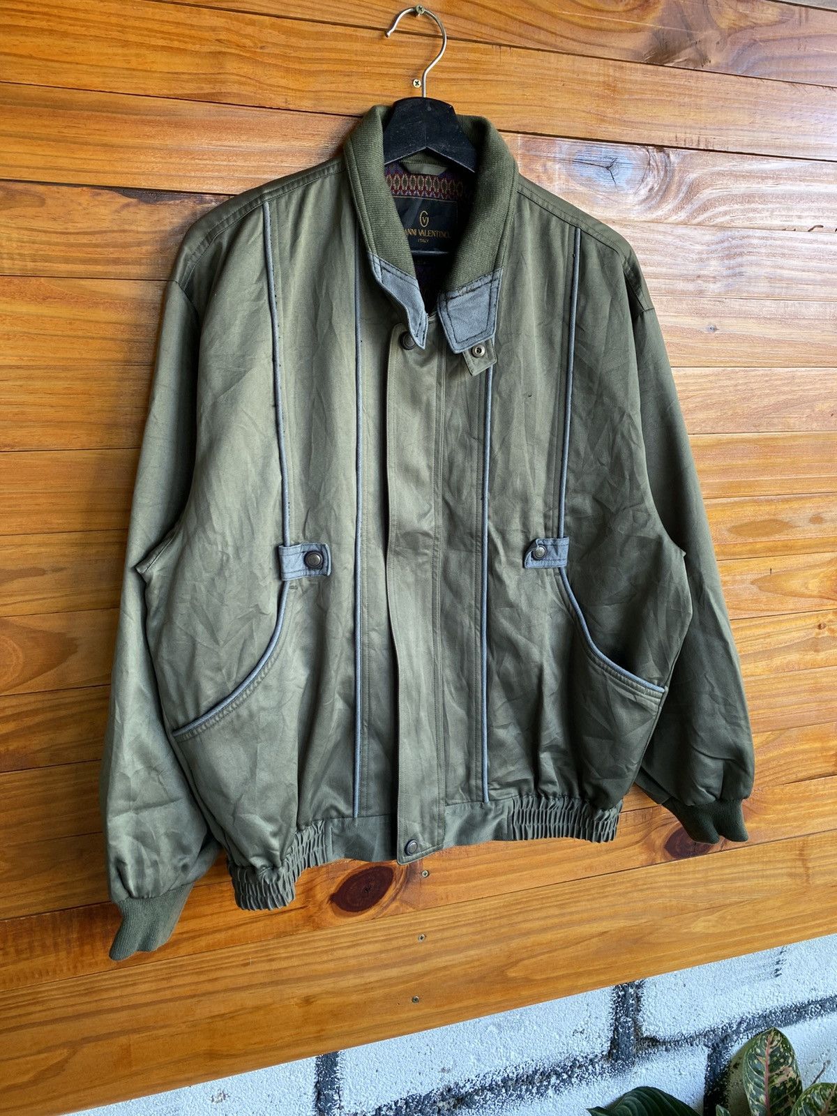 Gianni Valentino Claudio Valentino Paris Black Nylon Jacket – Vintage Men’s Size US L / EU 52-54 / 3 - 5 Thumbnail