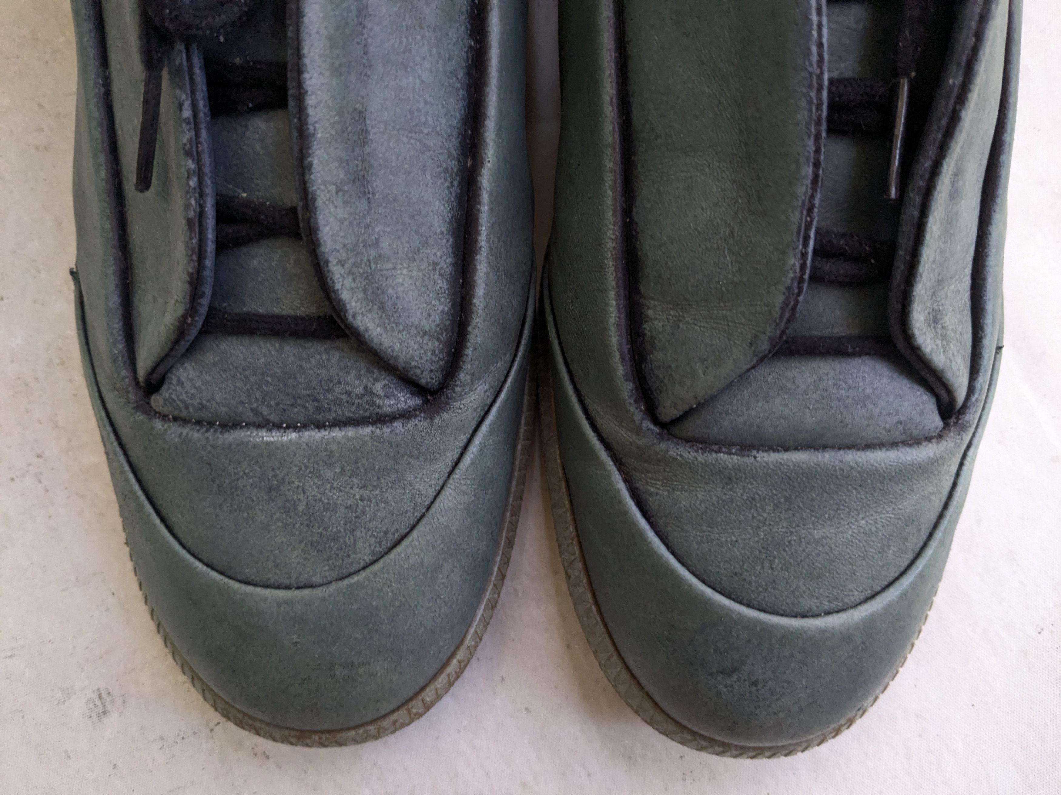 Maison Margiela Maison Margiela Future Green 12 45 High Tops Leather Size US 12 / EU 45 - 5 Thumbnail