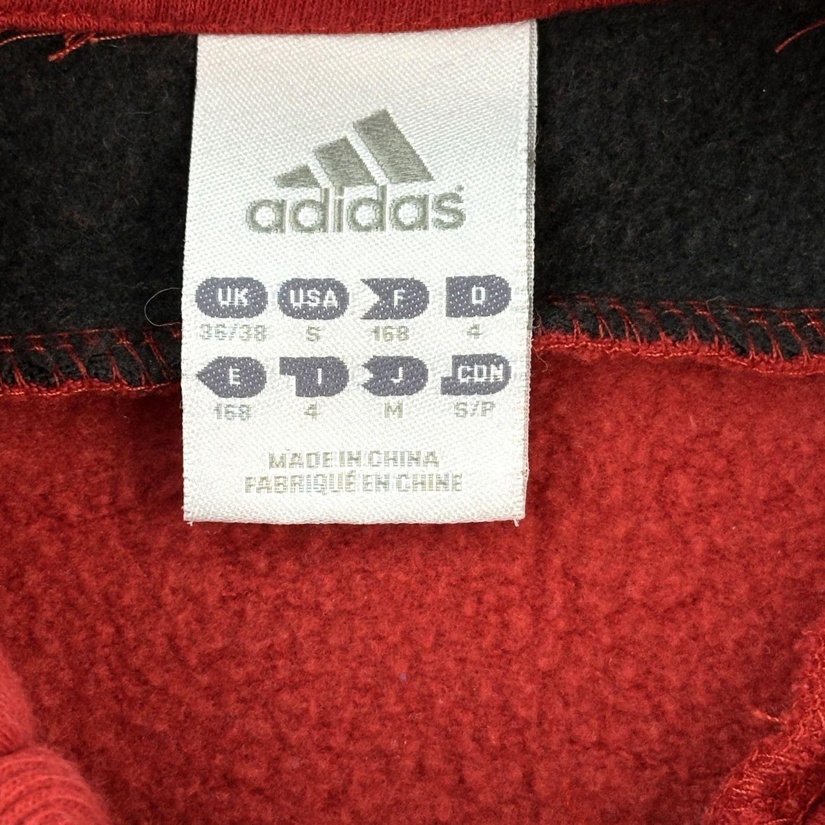 Adidas Vintage Adidas Hoodie Mens Small Red CASL Soccer Graphic Training Pullover Y2K Size US S / EU 44-46 / 1 - 5 Thumbnail