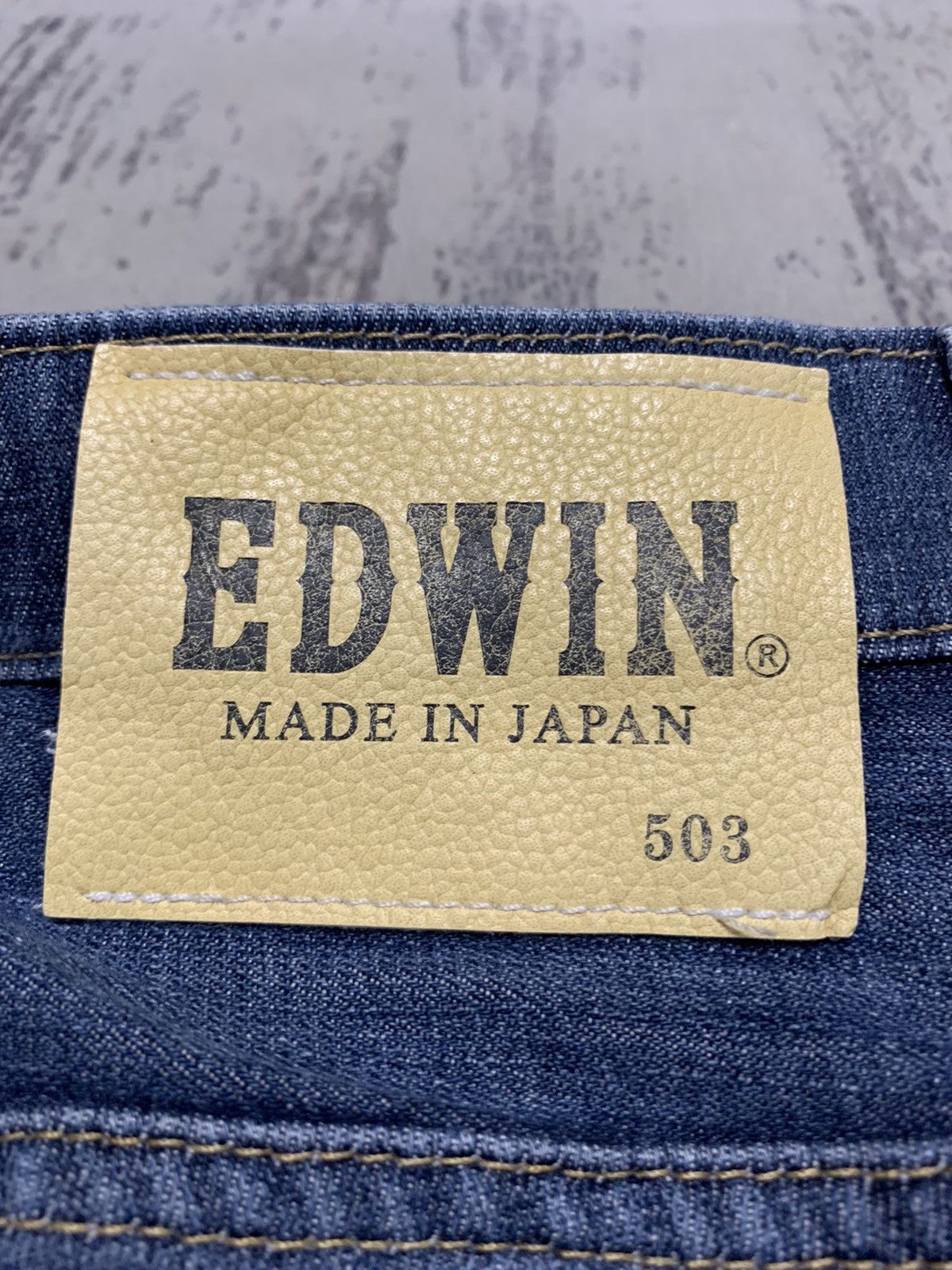 Edwin Edwin 503 Made In Japan Distressed Denim Jeans W33 Size US 33 - 14 Thumbnail
