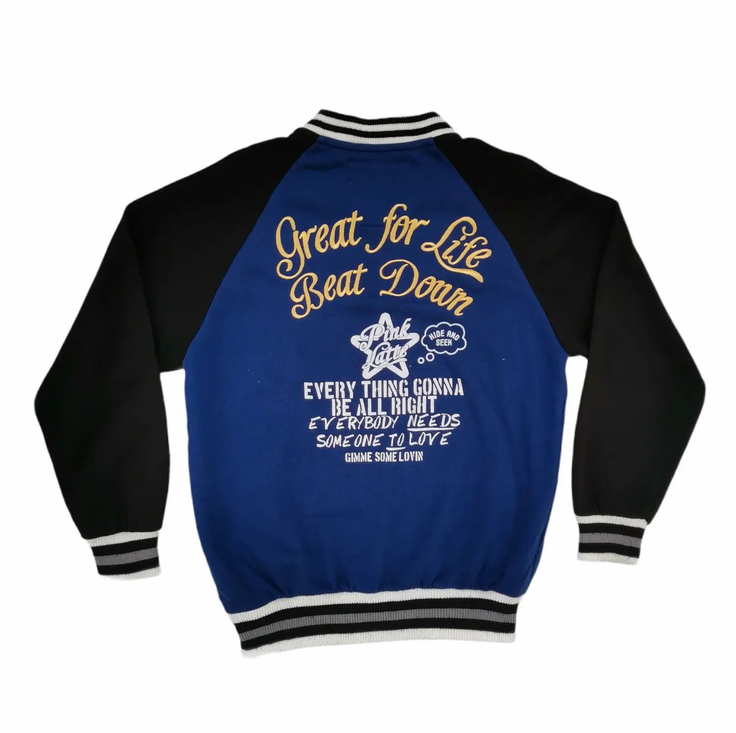 Japanese Brand × Pink Pink Latte Great for Life Beat Down Big Logo Sweater Size US M / EU 48-50 / 2 - 2 Thumbnail