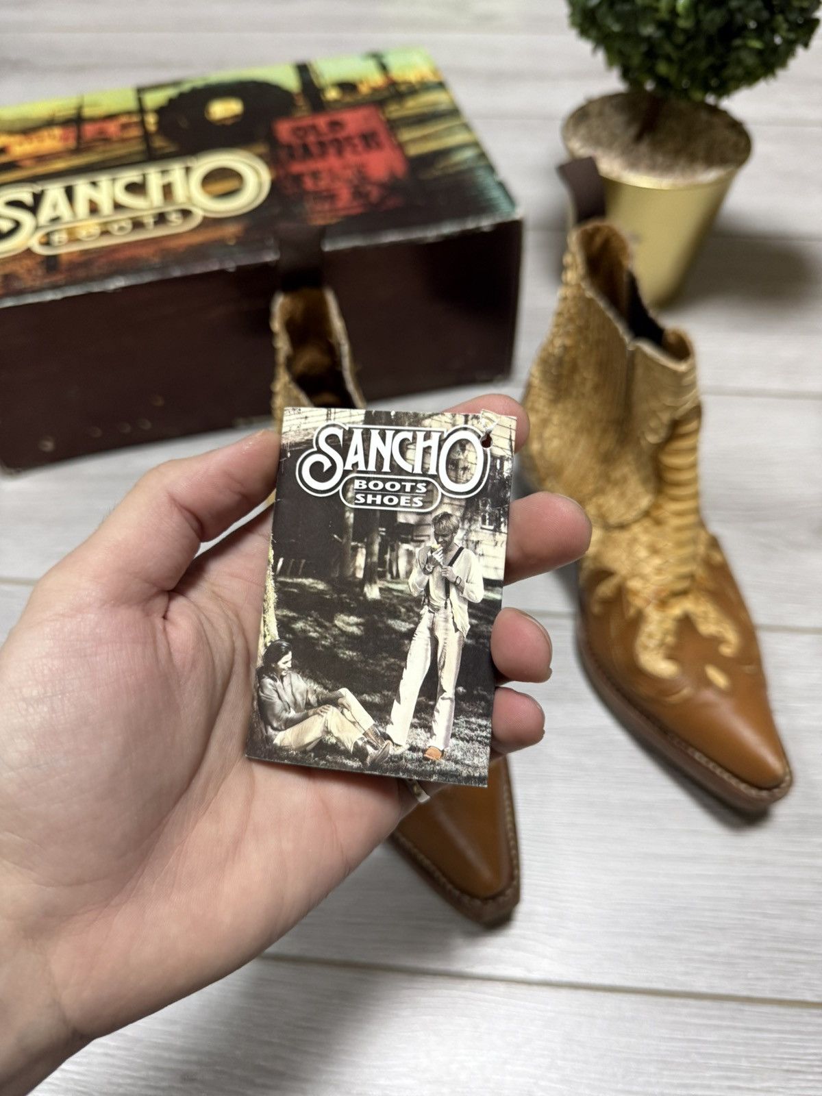 Sancho Boots Sancho python saba ar maiz high Chelsea cowboy leather boots Size US 7 / IT 37 - 4 Thumbnail