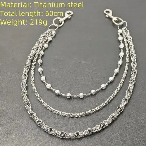 VIBE Kotomi x Nami 3 Layer Natural Echo Pearled Wallet Chain Size ONE SIZE - 4 Thumbnail