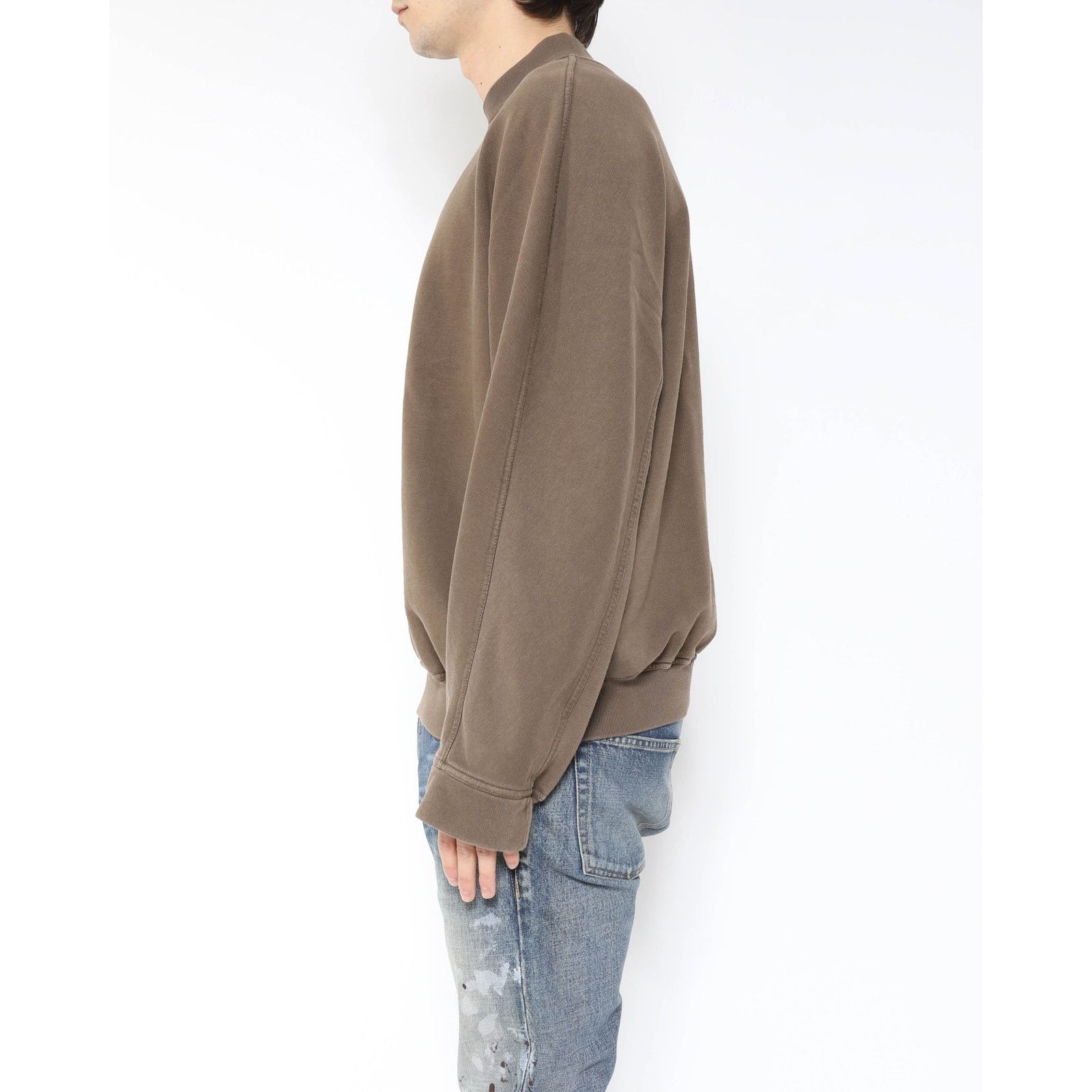 Haider Ackermann FW15 Shawl Collar Sweatshirt in Brown Cotton Size US M / EU 48-50 / 2 - 5 Thumbnail