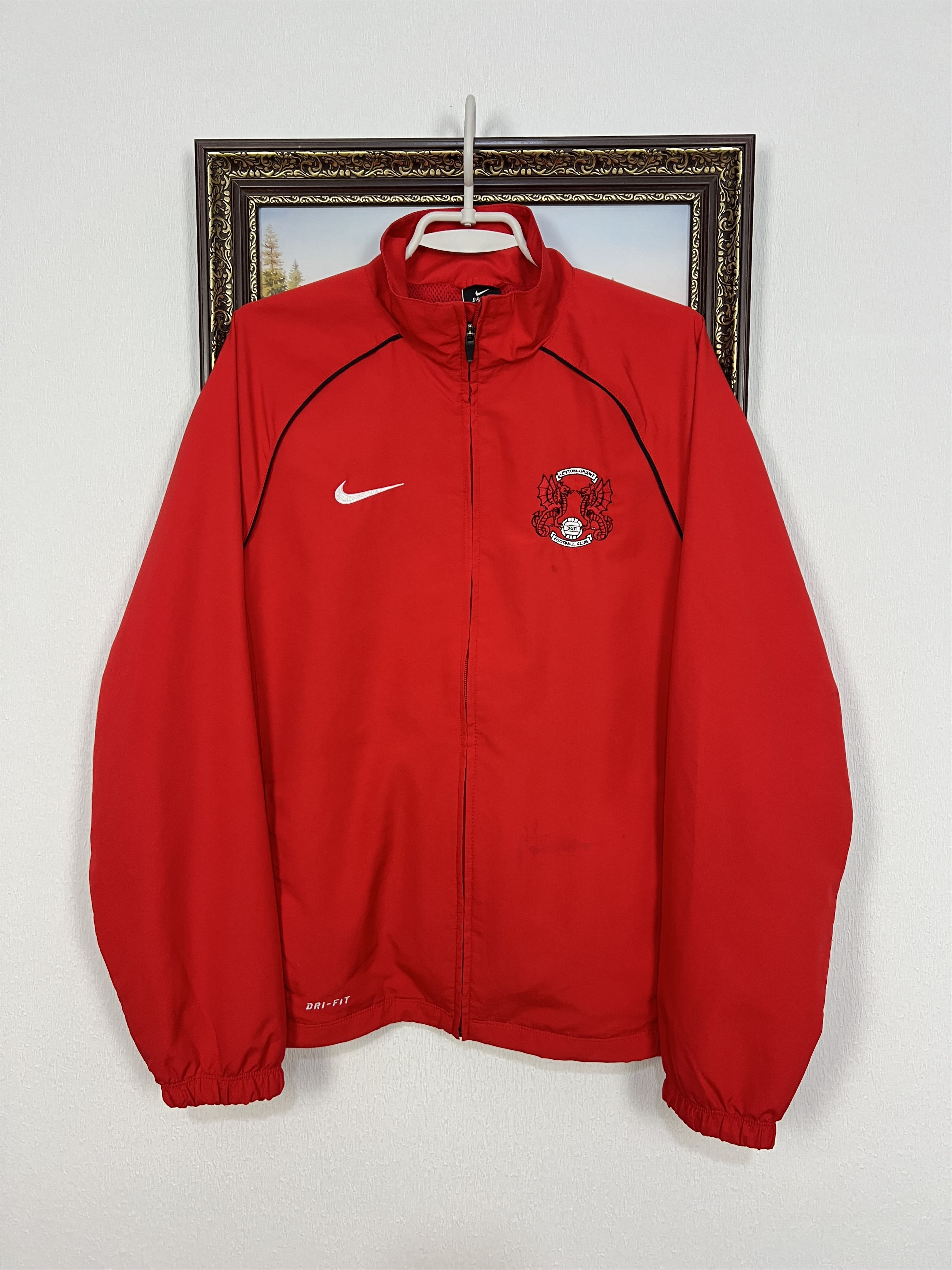 Adidas Nike Leyton Orient Football Jacket Red Soccer Mens Size US M / EU 48-50 / 2 - 1 Thumbnail