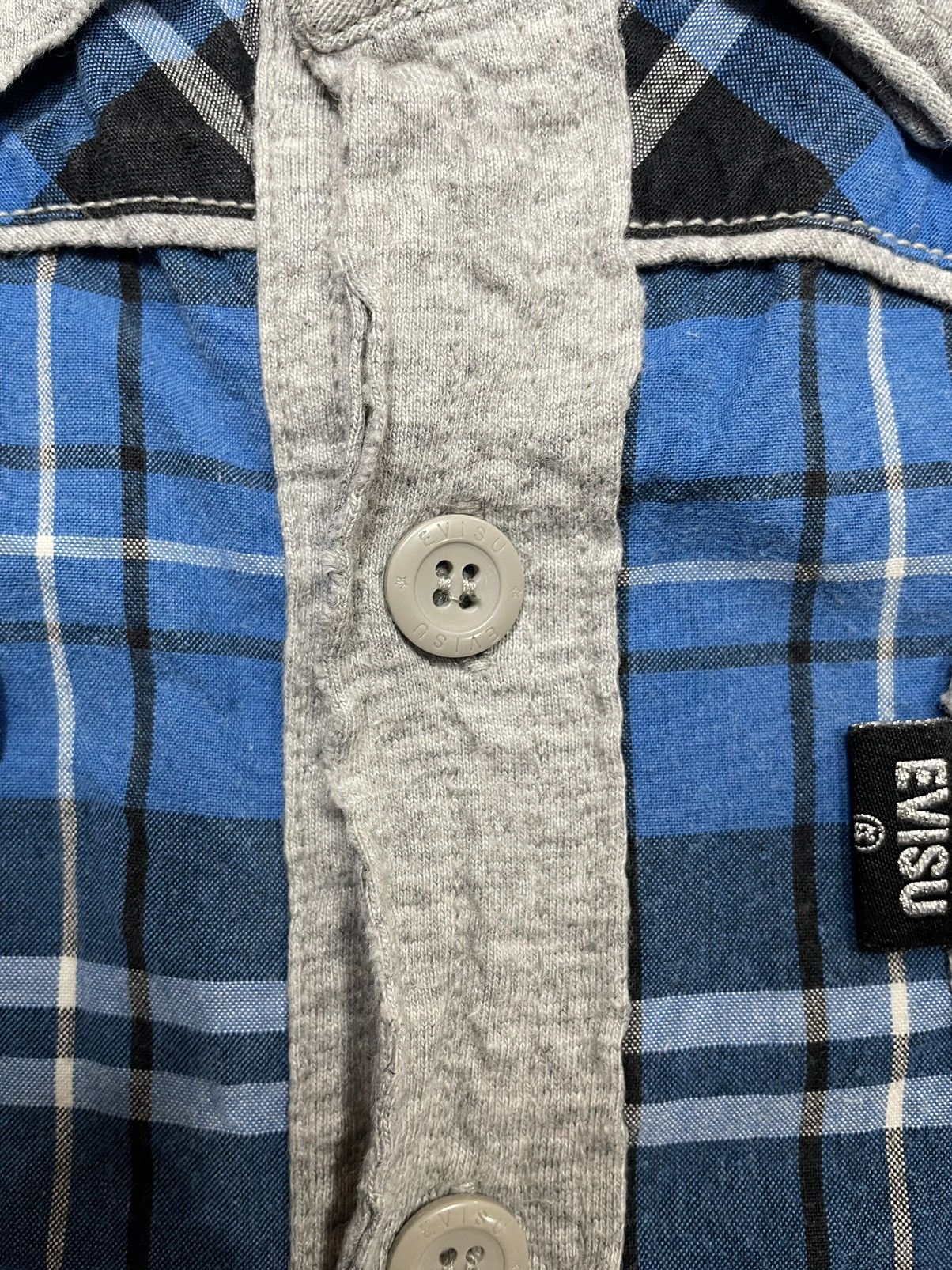 Evisu Vintage Evisu evis shirt button up embroidery pocket Size US M / EU 48-50 / 2 - 9 Thumbnail
