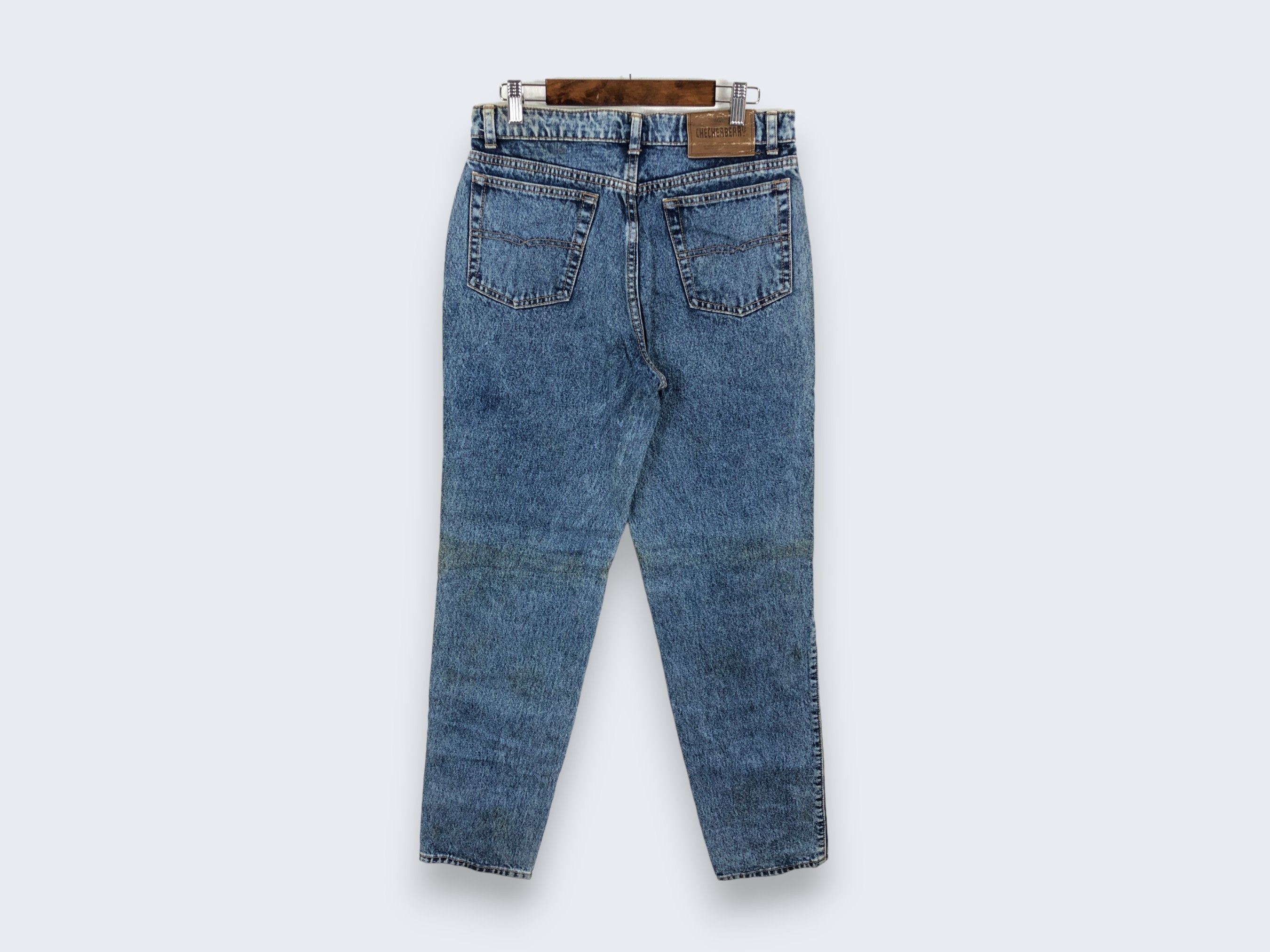 Japanese Brand × Vintage Checheberry Tappered Jeans 30 x 30 L1312W Size 30" / US 8 / IT 44 - 4 Thumbnail