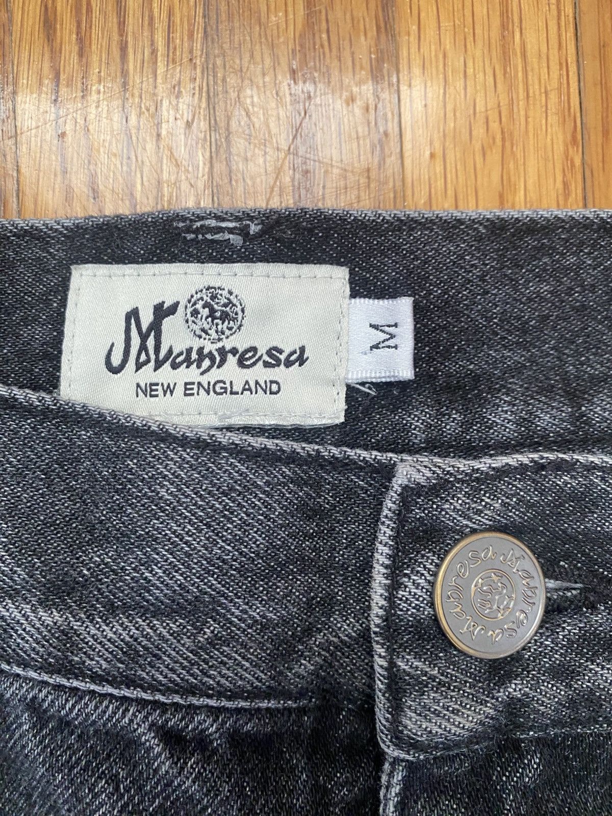 Manresa Manresa Dark Grey Denim Size US 33 - 3 Thumbnail