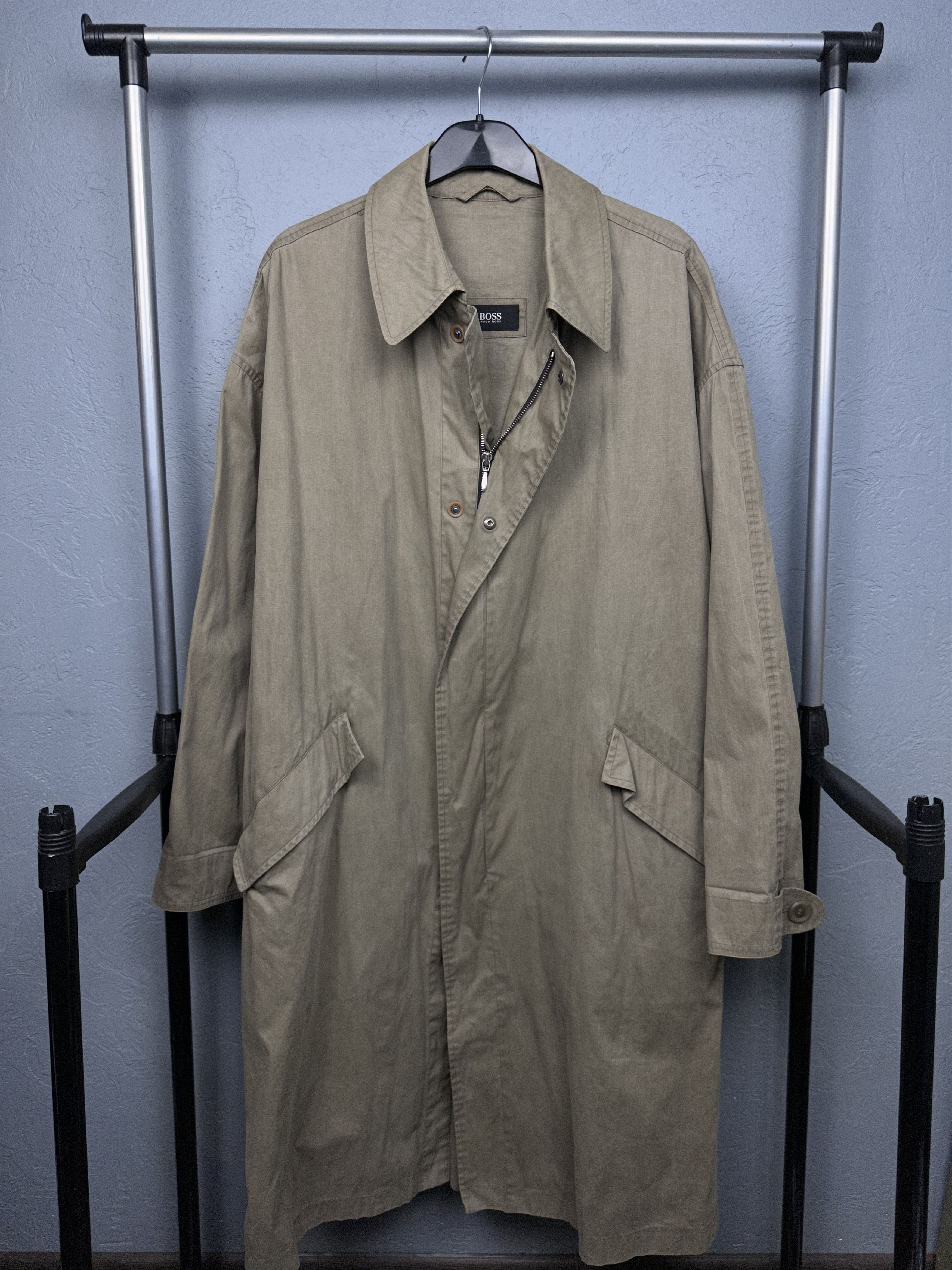 Hugo Boss Hugo Boss Vintage Mens Trench Coat Jacket Size US XXL / EU 58 / 5 - 1 Thumbnail