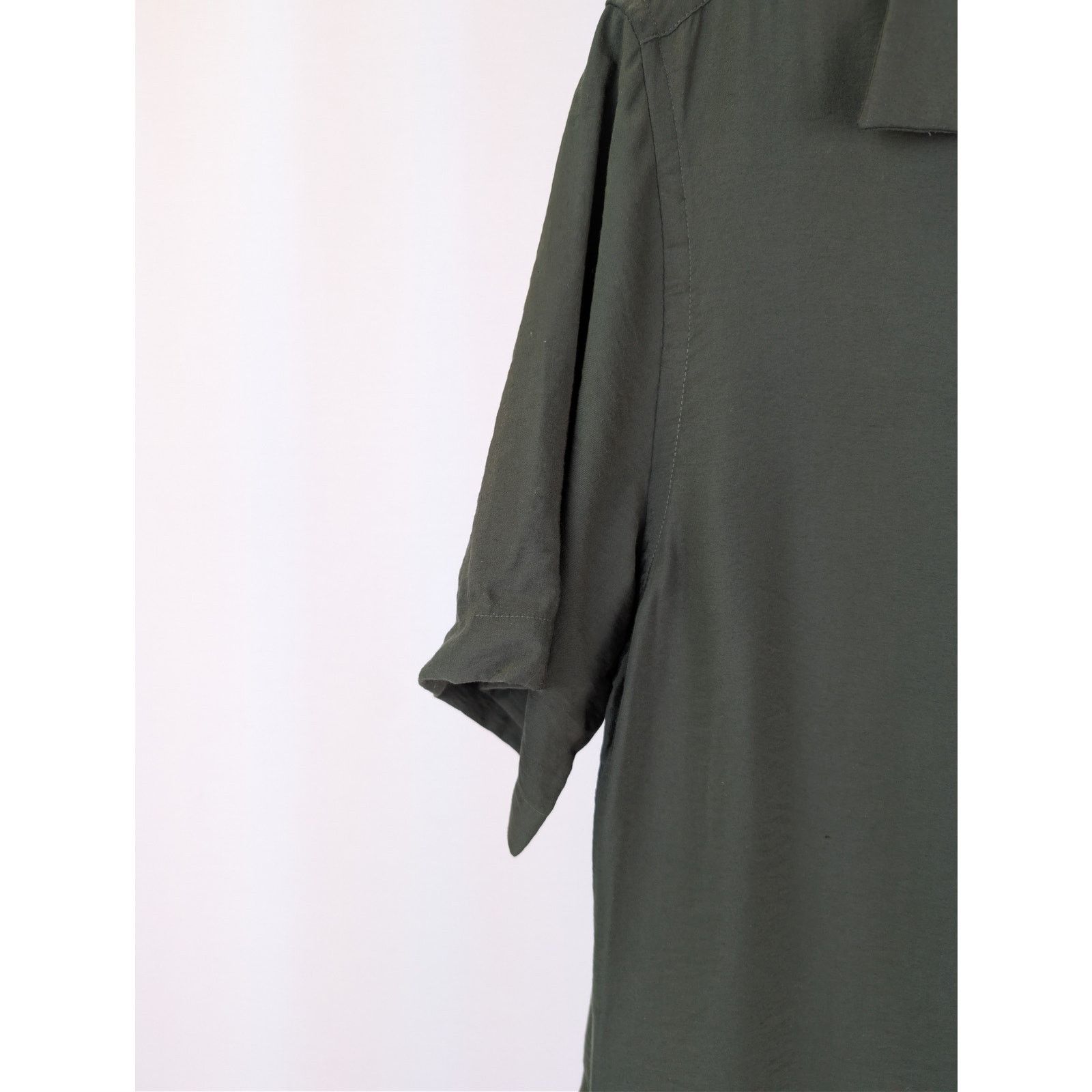 NN07 o1rshd1 CC20 Men's Dark Green Resort Collar Shirt Size US S / EU 44-46 / 1 - 6 Thumbnail