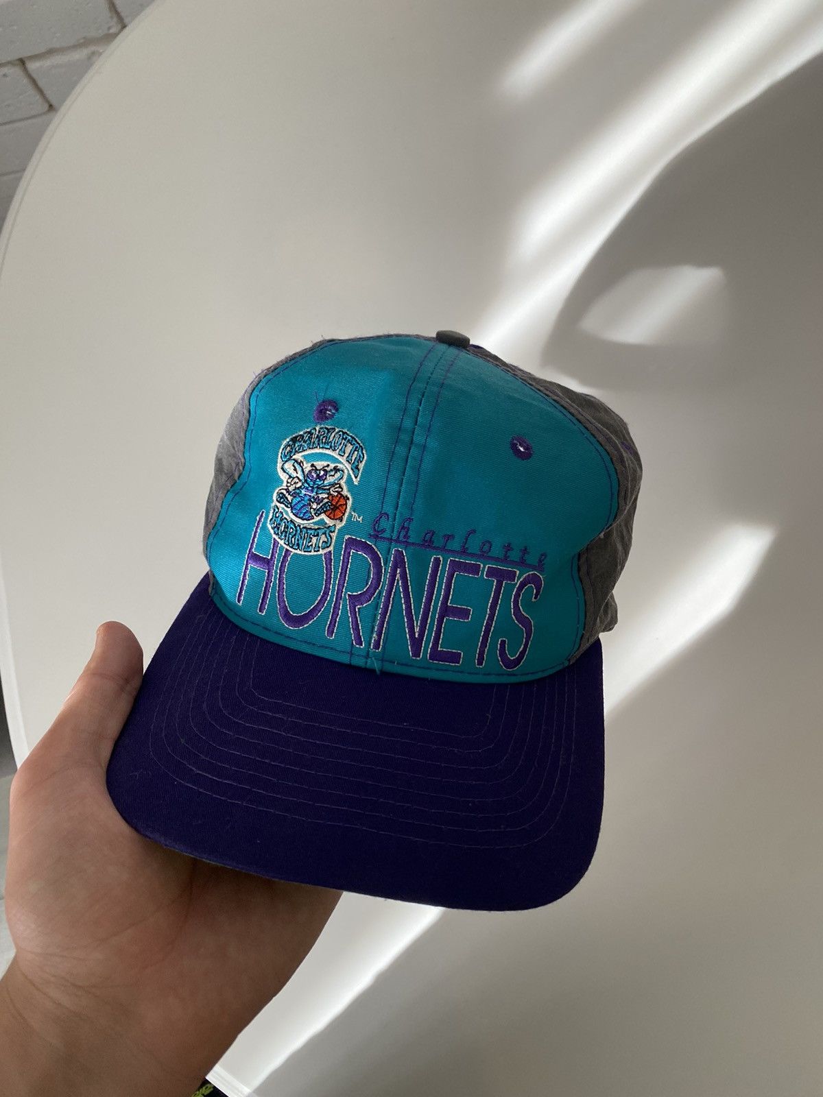 NBA Charlotte hornets vintage NBA cap hat Size ONE SIZE - 2 Thumbnail