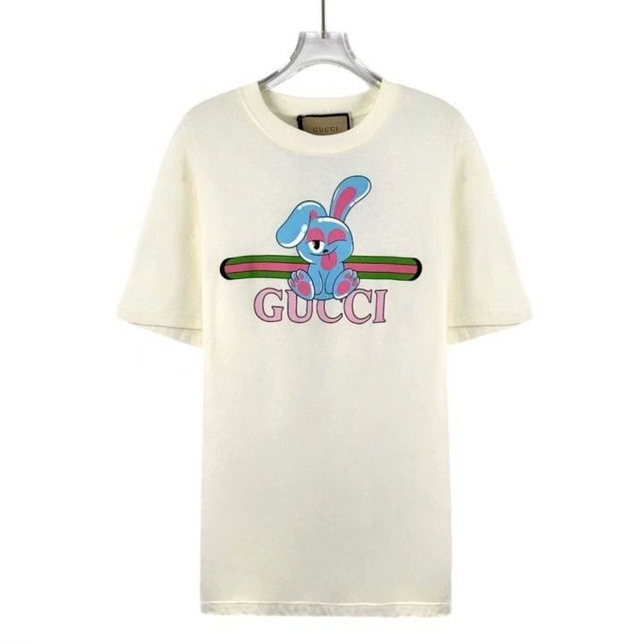 Gucci Gucci Rabbit Letter Print Cotton T-Shirt Size XS / US 0-2 / IT 36-38 - 1 Thumbnail