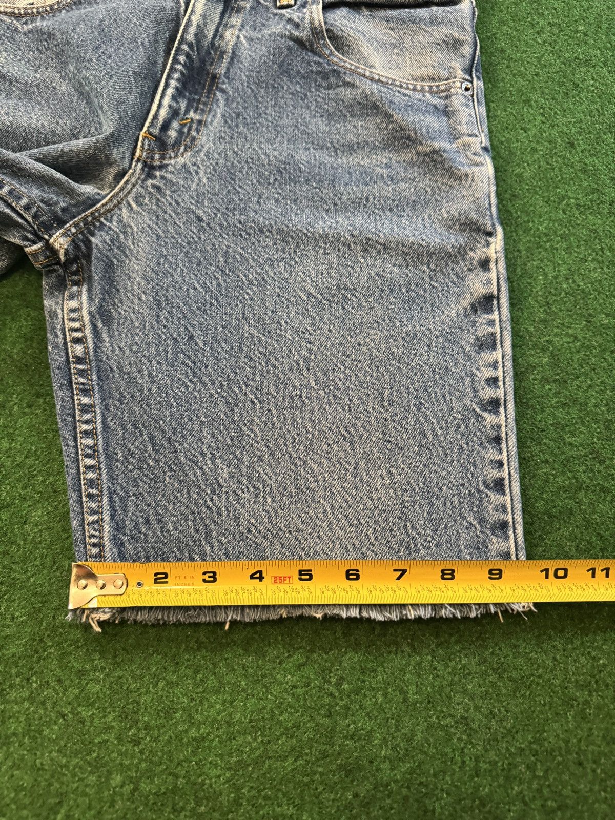 Arizona Jean Co. Vintage 90s Arizona Cutoff Jorts Grunge Skater Denim Shorts Size US 30 / EU 46 - 7 Thumbnail