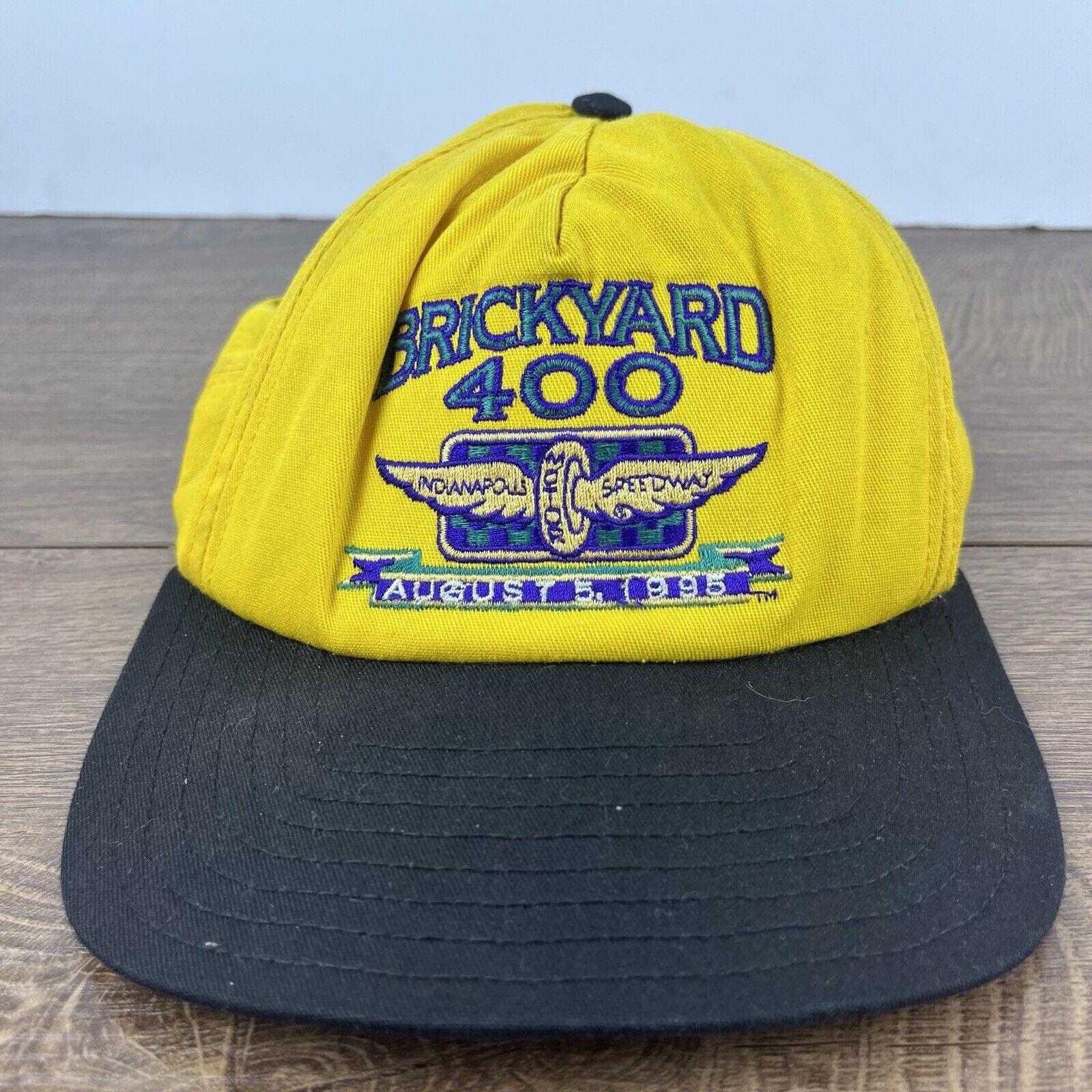 Other Brickyard 400 Hat 1995 Hat Yellow Cap Adjustable Yellow Adul Size ONE SIZE - 2 Thumbnail