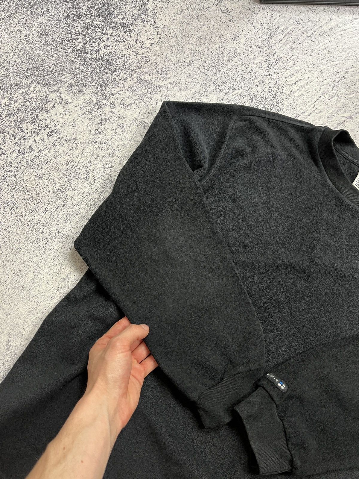 Nike Fleece Rare Sweatshirt Nike Teddy Vintage Mini Swoosh Y2k Size US L / EU 52-54 / 3 - 9 Thumbnail