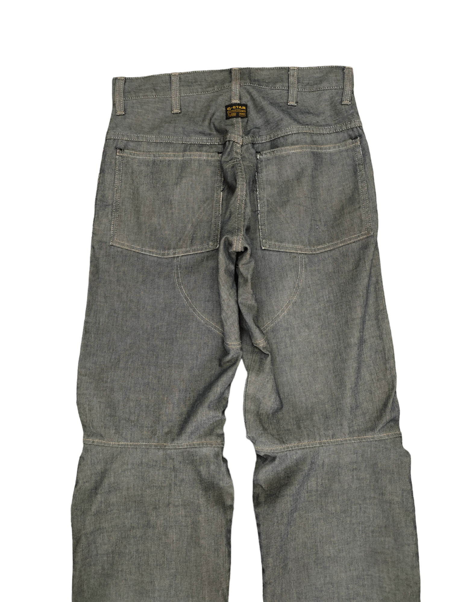G-Star Vintage G Star Raw Denim Elwood Loose Distress Jeans Size US 31 - 3 Thumbnail