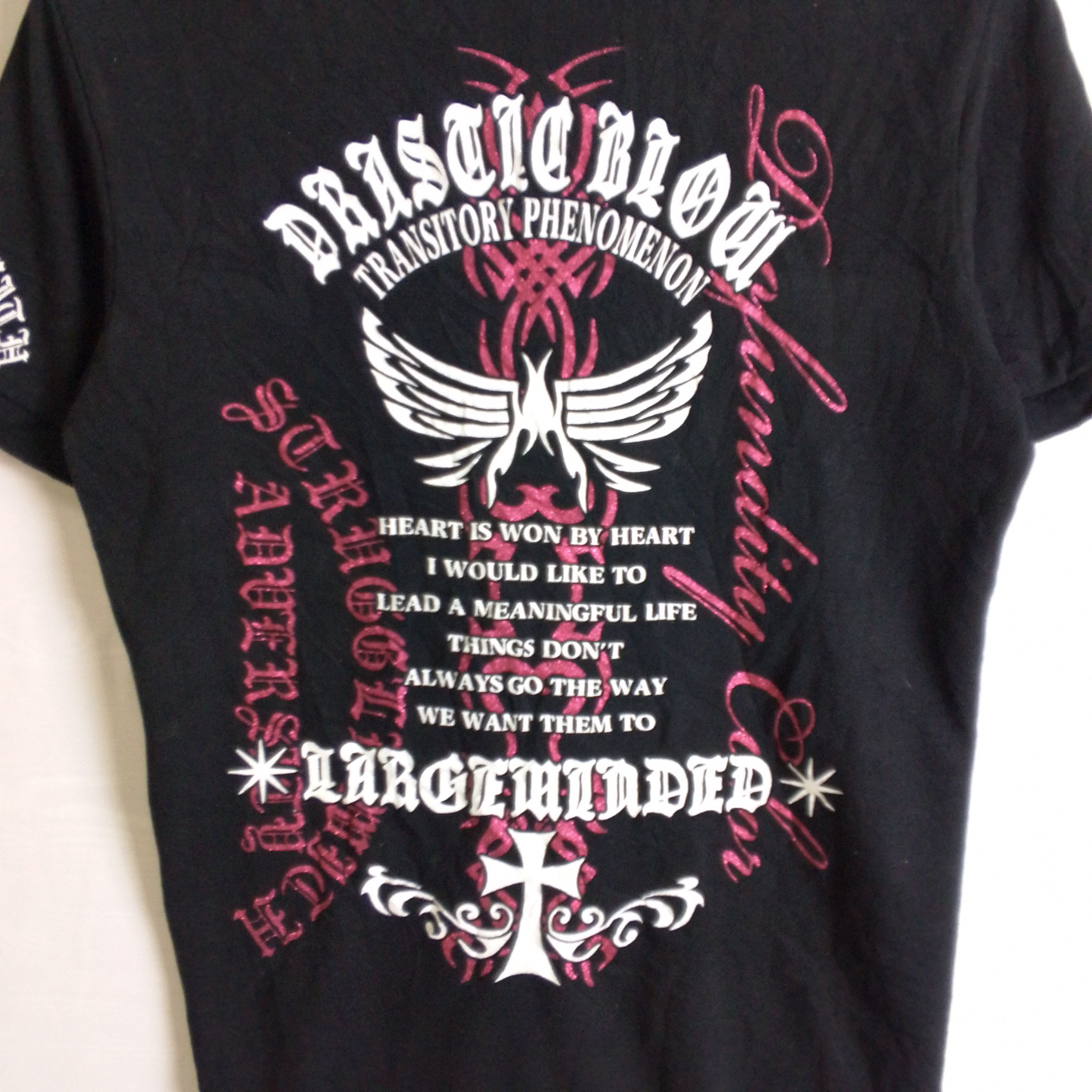 If Six Was Nine G-Dept Tribal Poem Cross Polo Lgb Punk Style Size US S / EU 44-46 / 1 - 4 Thumbnail