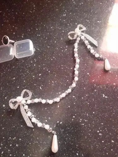 Cowboy Equipment × Vintage Elegant Imitation Pearl Tassel Pin Brooch Size ONE SIZE - 4 Thumbnail