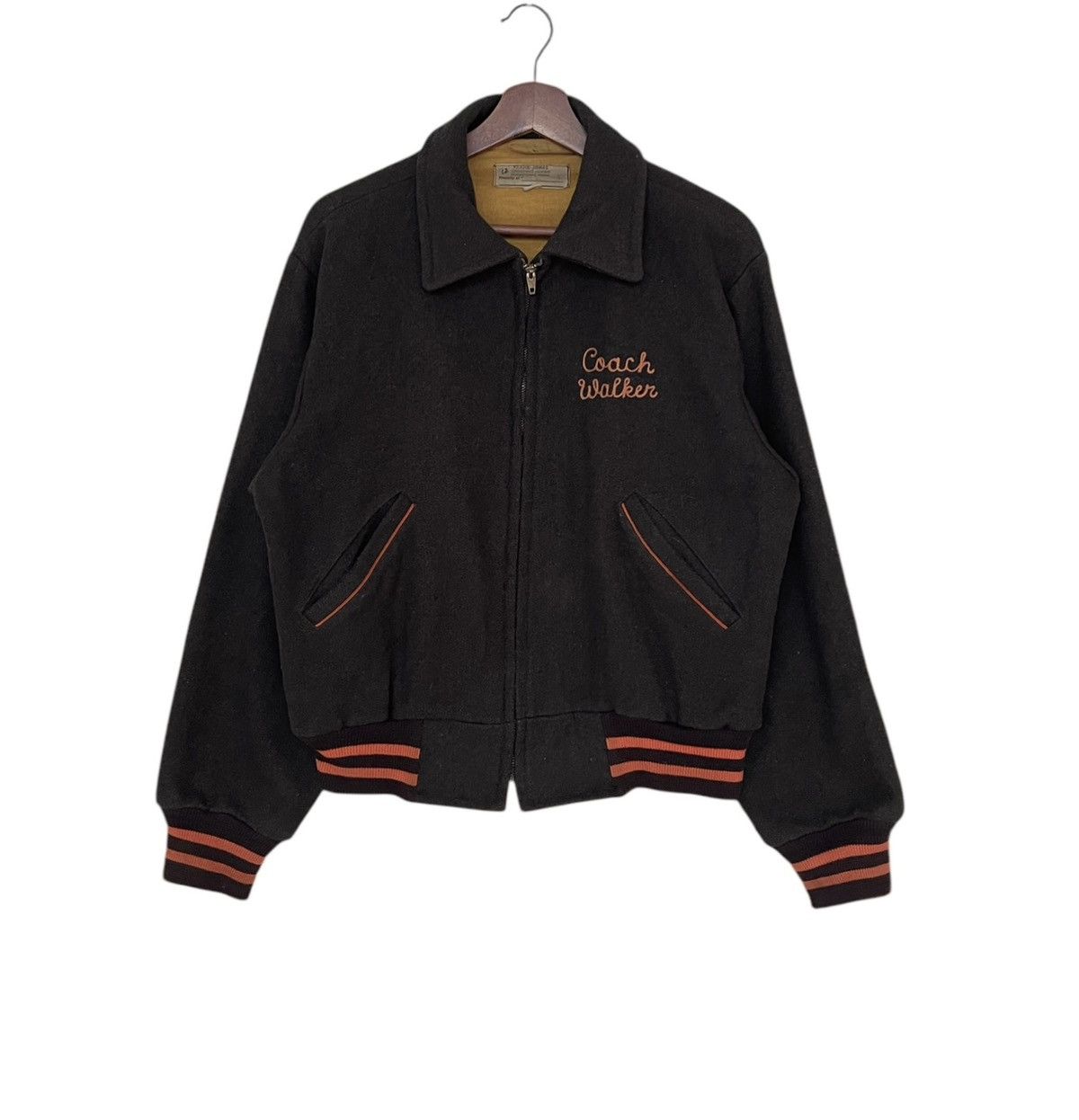 Vintage True Vintage Frank Jones Conmar Zipper Varsity Jacket 1950s Size US L / EU 52-54 / 3 - 1 Thumbnail