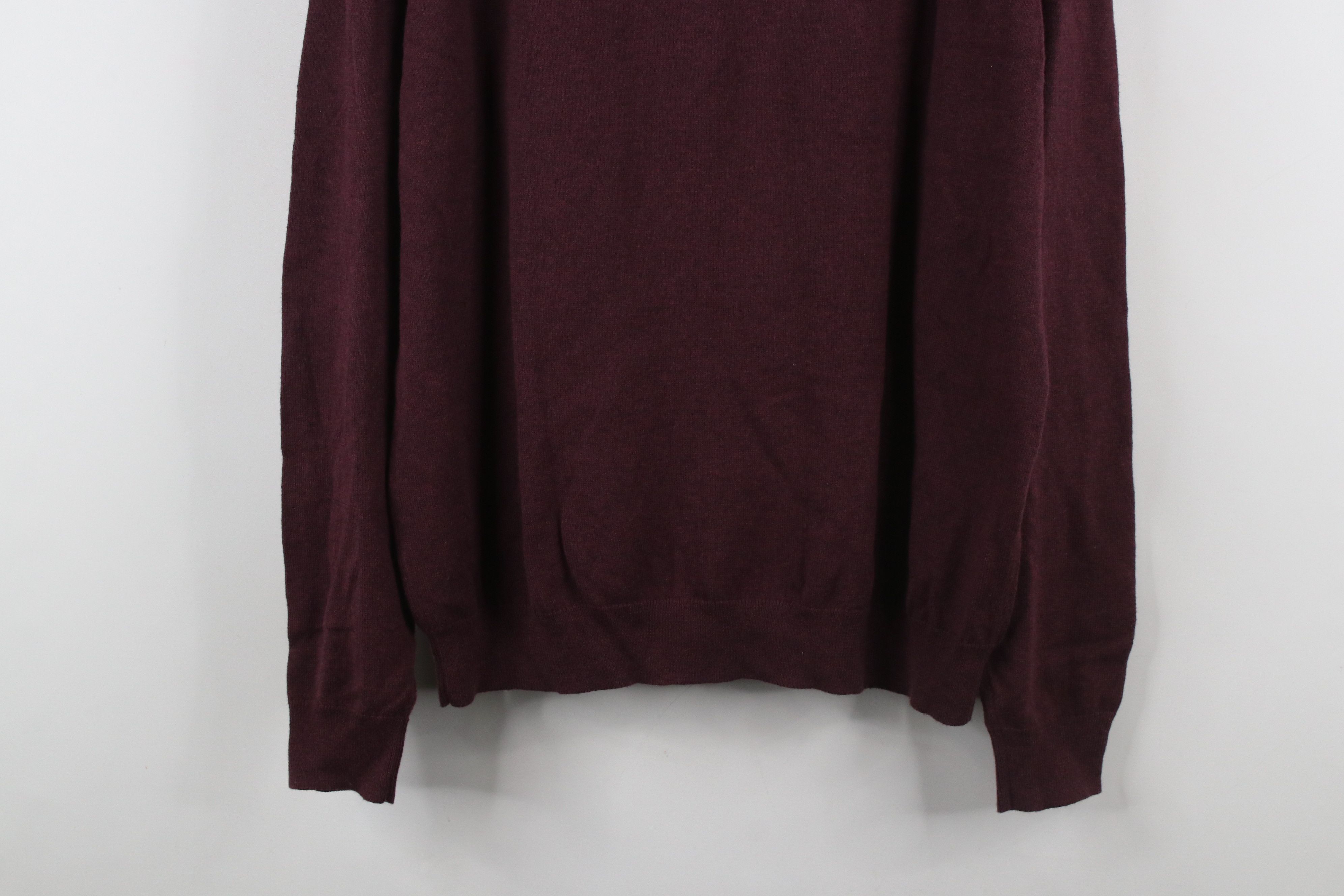 Vintage New Nordstrom Cotton Cashmere Knit Half Zip Pullover Sweater Size US L / EU 52-54 / 3 - 9 Thumbnail