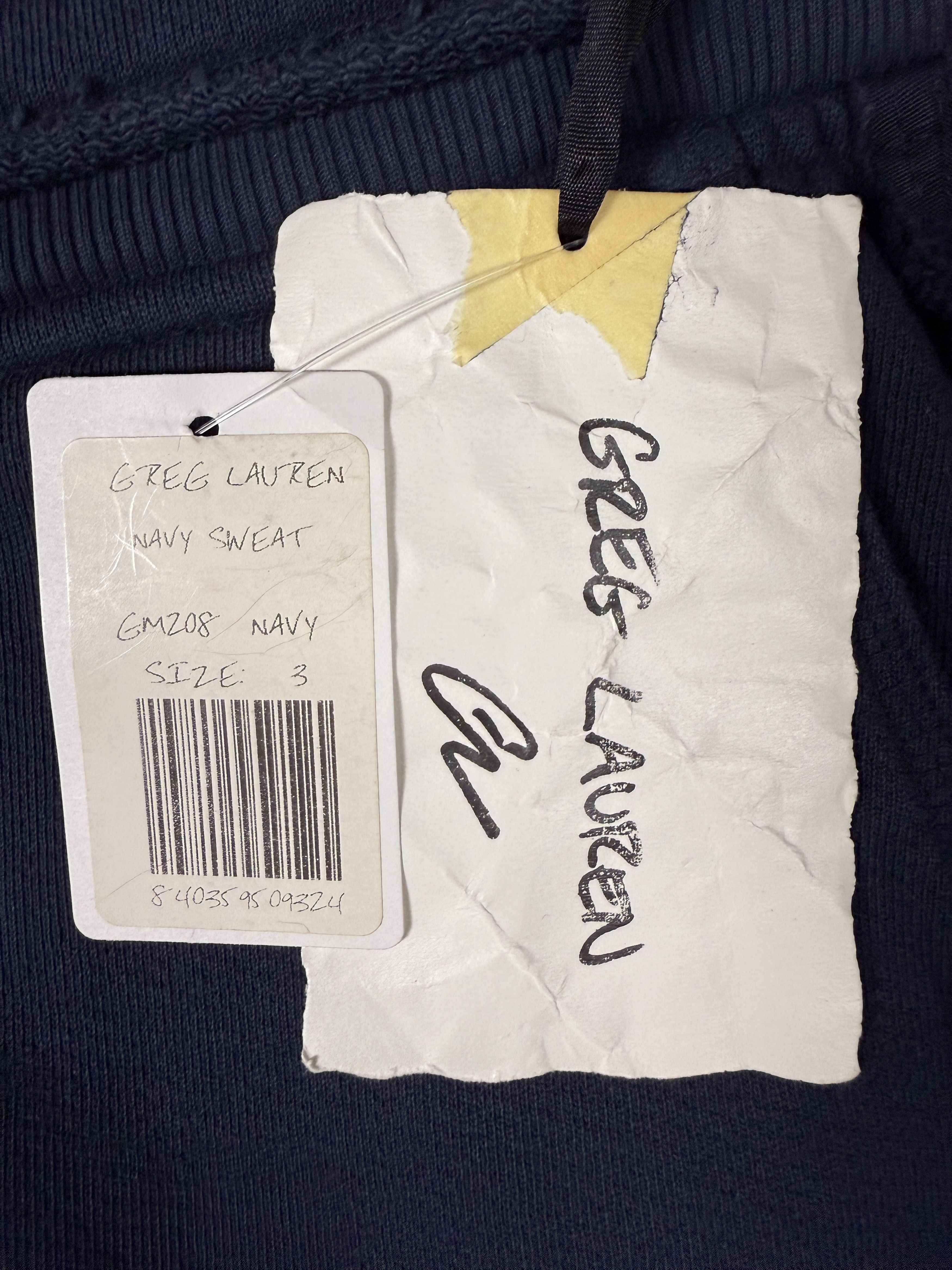Greg Lauren Greg Lauren Navy Sweatpants Size US 34 / EU 50 - 3 Thumbnail