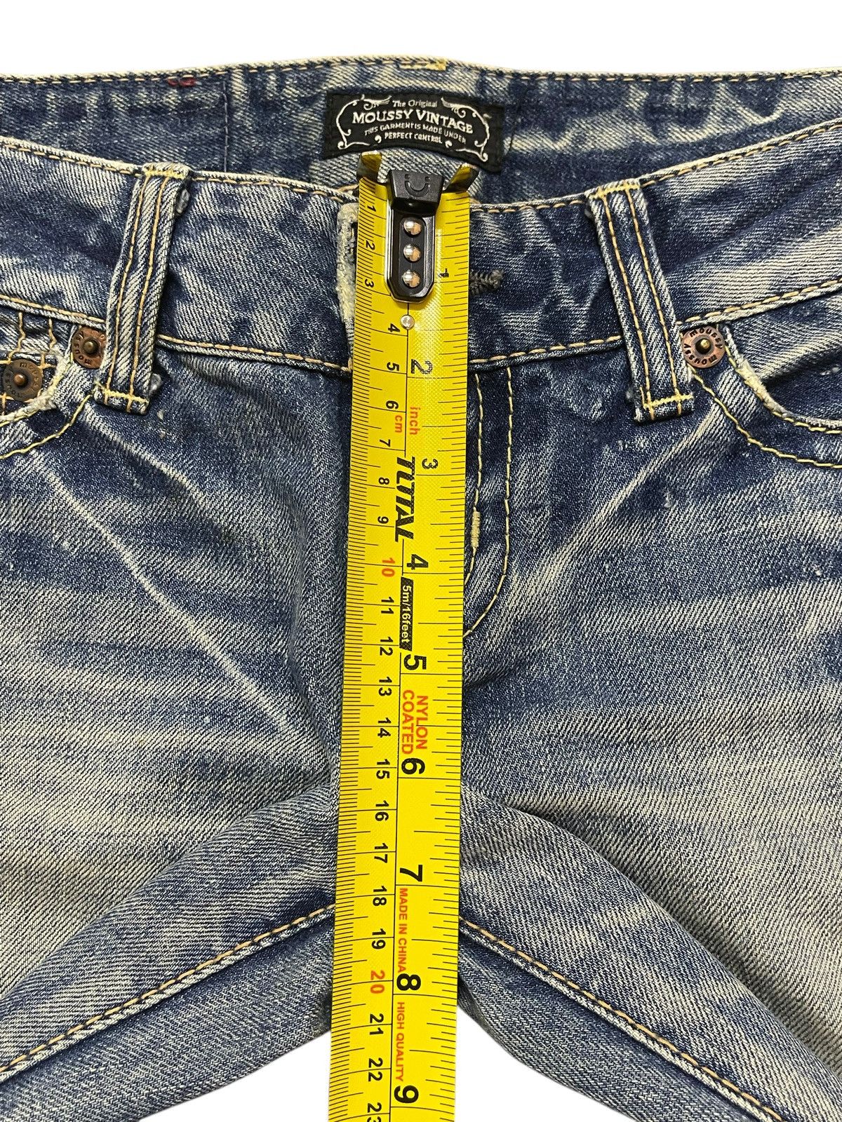 Hysteric Glamour Vintage Japanese Brand Blue Faded Ocean Wash Flared Jeans Size US 28 / EU 44 - 15 Thumbnail