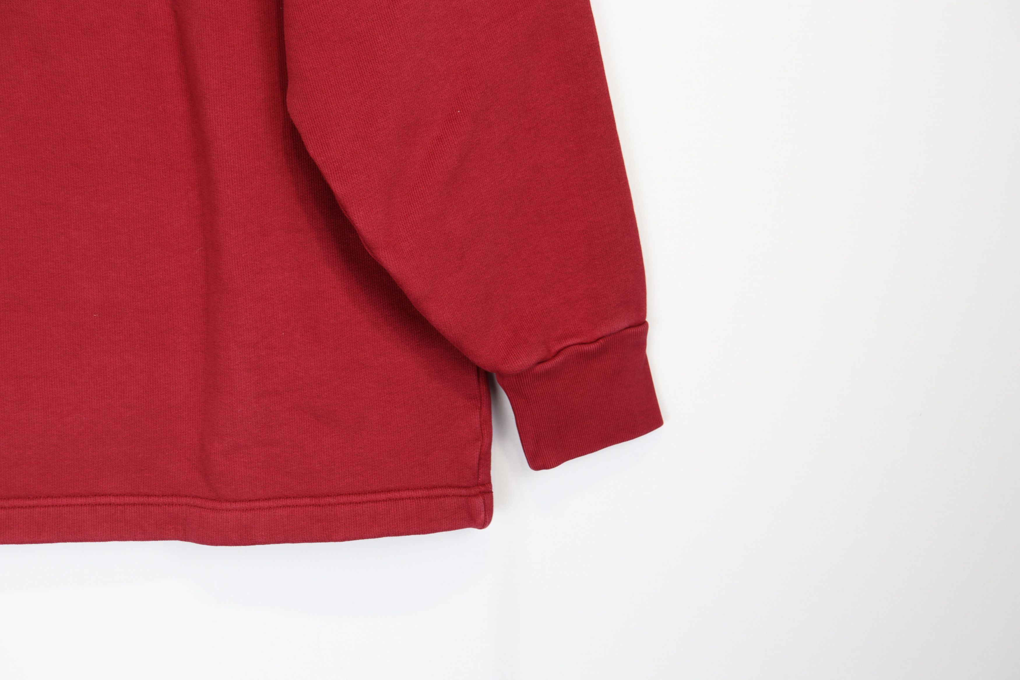 Acne Studios o1rshd1 Finn Back Logo Crewneck Sweater in Burgundy Size US M / EU 48-50 / 2 - 6 Thumbnail