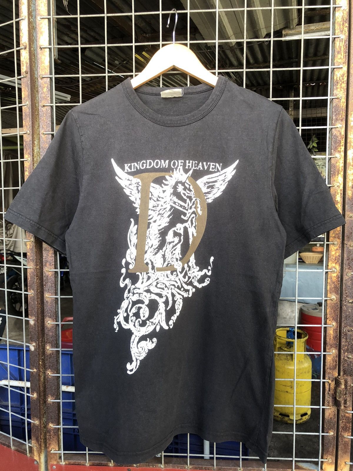 Vintage Vintage Sunfaded Y2K Kingdom Of Heaven Movie Tshirt Size US M / EU 48-50 / 2 - 1 Thumbnail