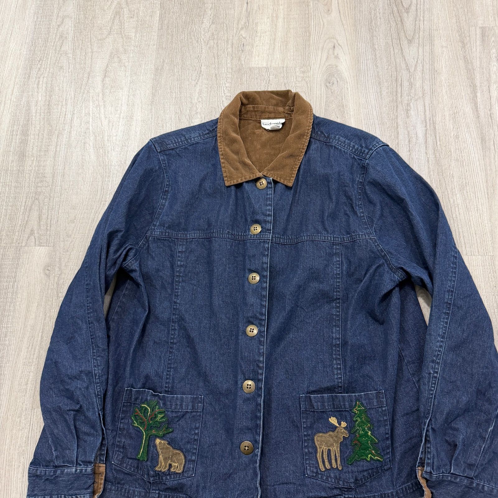 Vintage Vintage Breckenridge Denim Chore Coat XL Blue Utility Size XL / US 12-14 / IT 48-50 - 2 Thumbnail