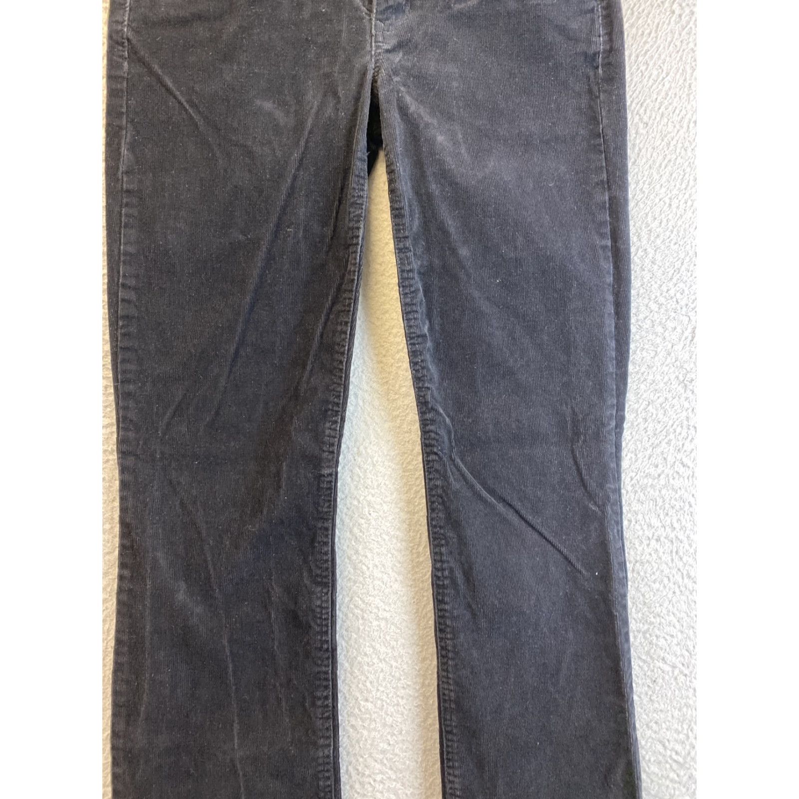 J.Crew J.CREW Corduroy Pants 5 Pocket Skinny 29x29 Black Women Adult Regular Denim Casual Size 29" - 3 Thumbnail