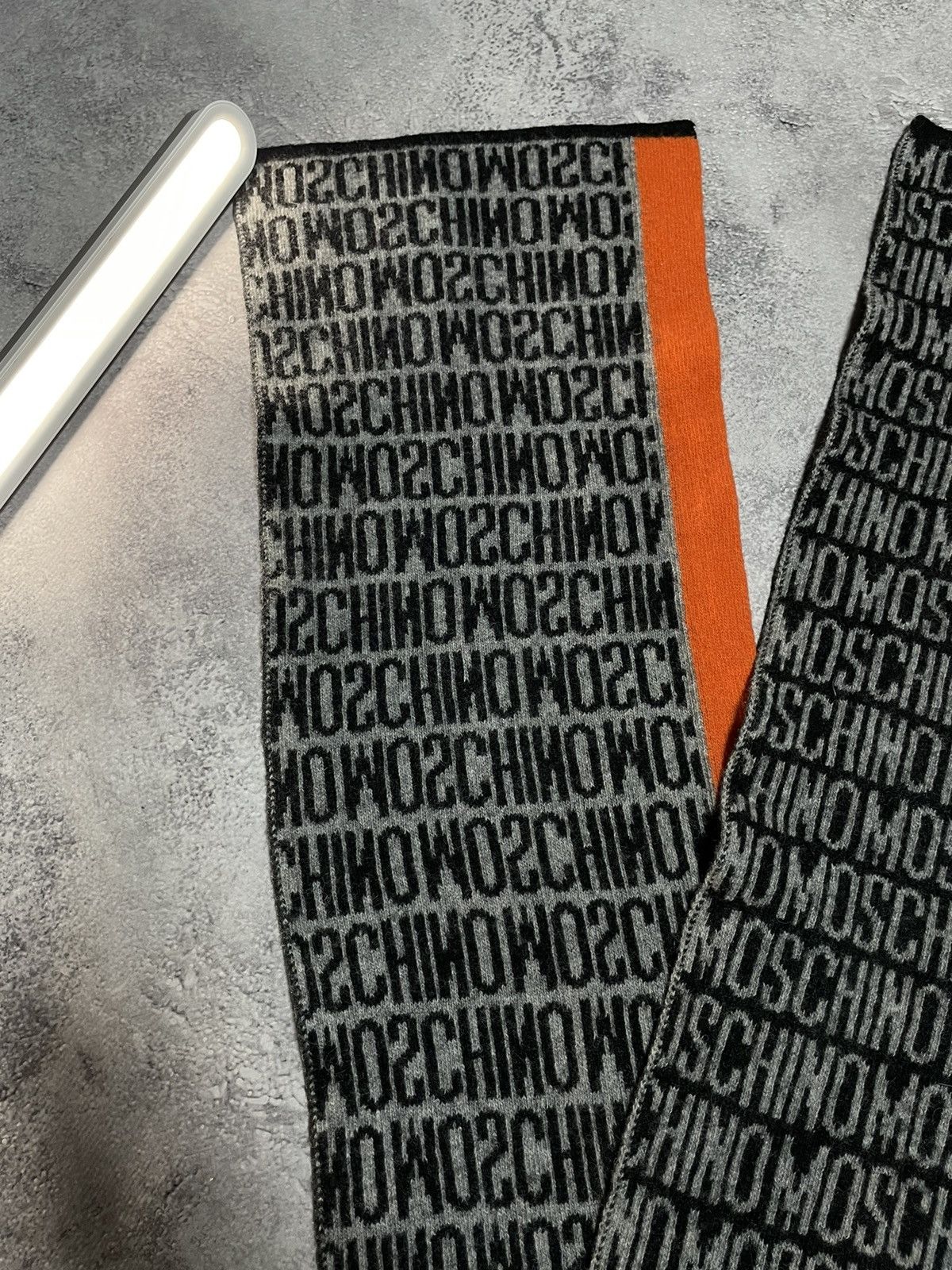 Moschino Moschino scarf wool monogram logo Size ONE SIZE - 2 Thumbnail