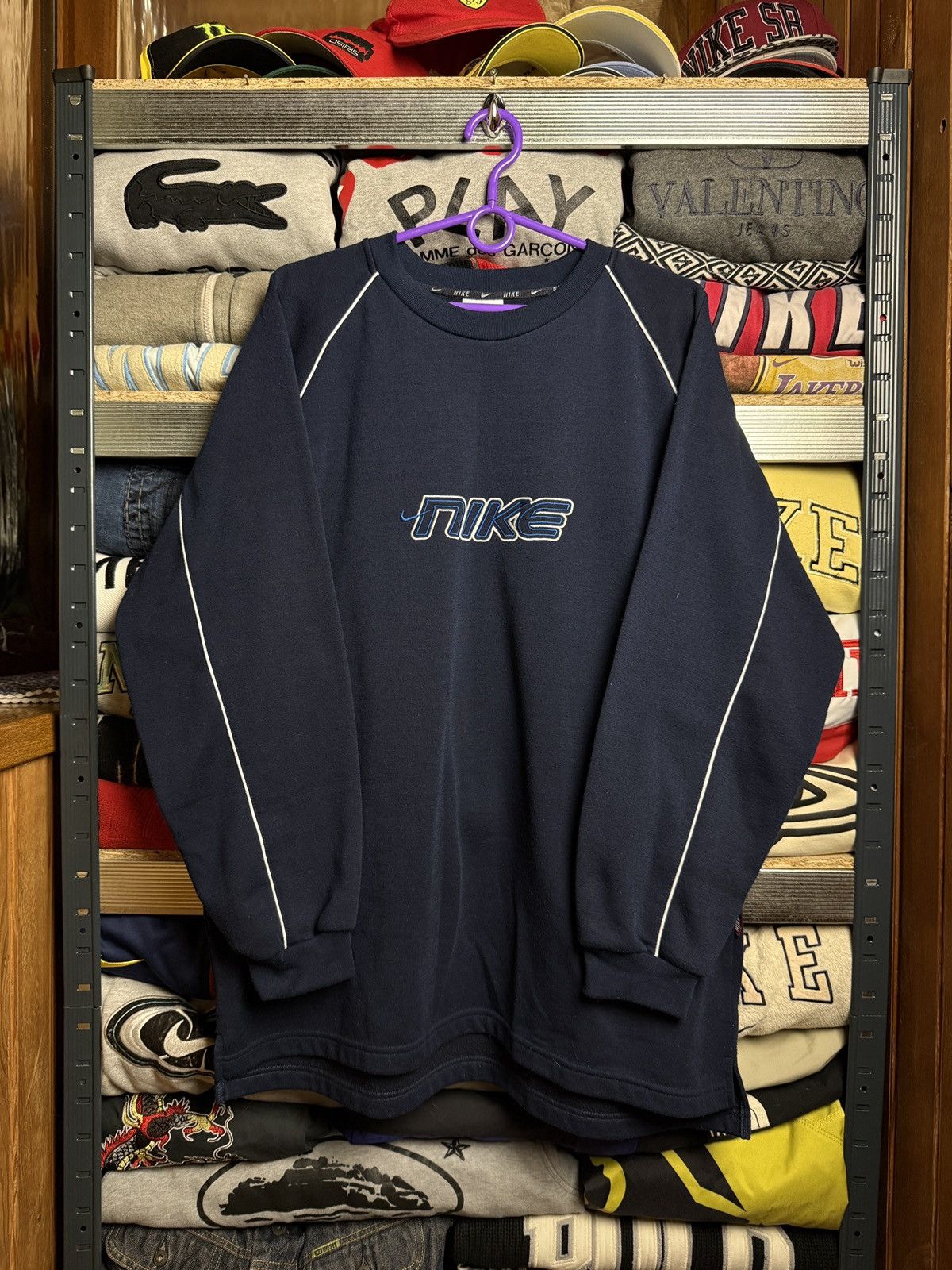 Nike Vintage Nike Sweatshirt Embroidered Big Logo Y2K Fit Size US XXL / EU 58 / 5 - 1 Thumbnail