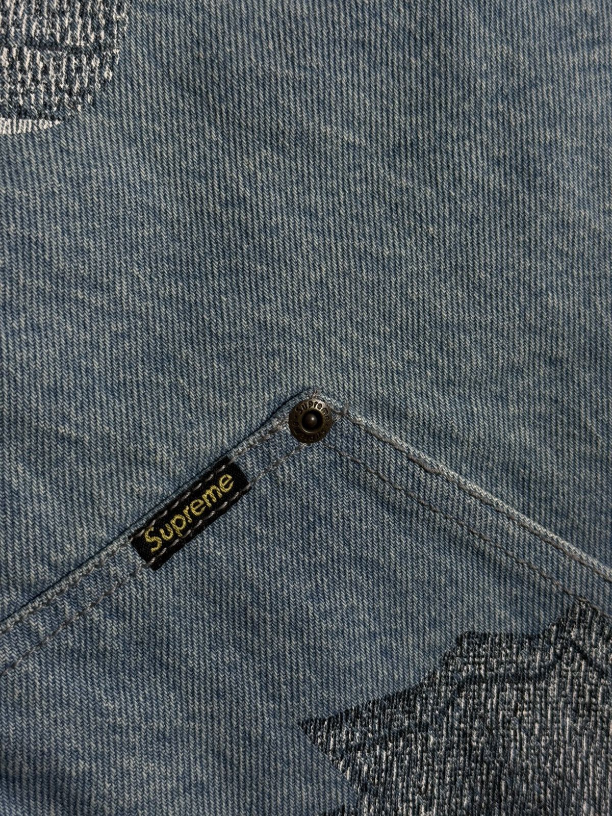 Supreme Supreme Nate Lowman Work Vest Denim (Large) Size US L / EU 52-54 / 3 - 13 Thumbnail