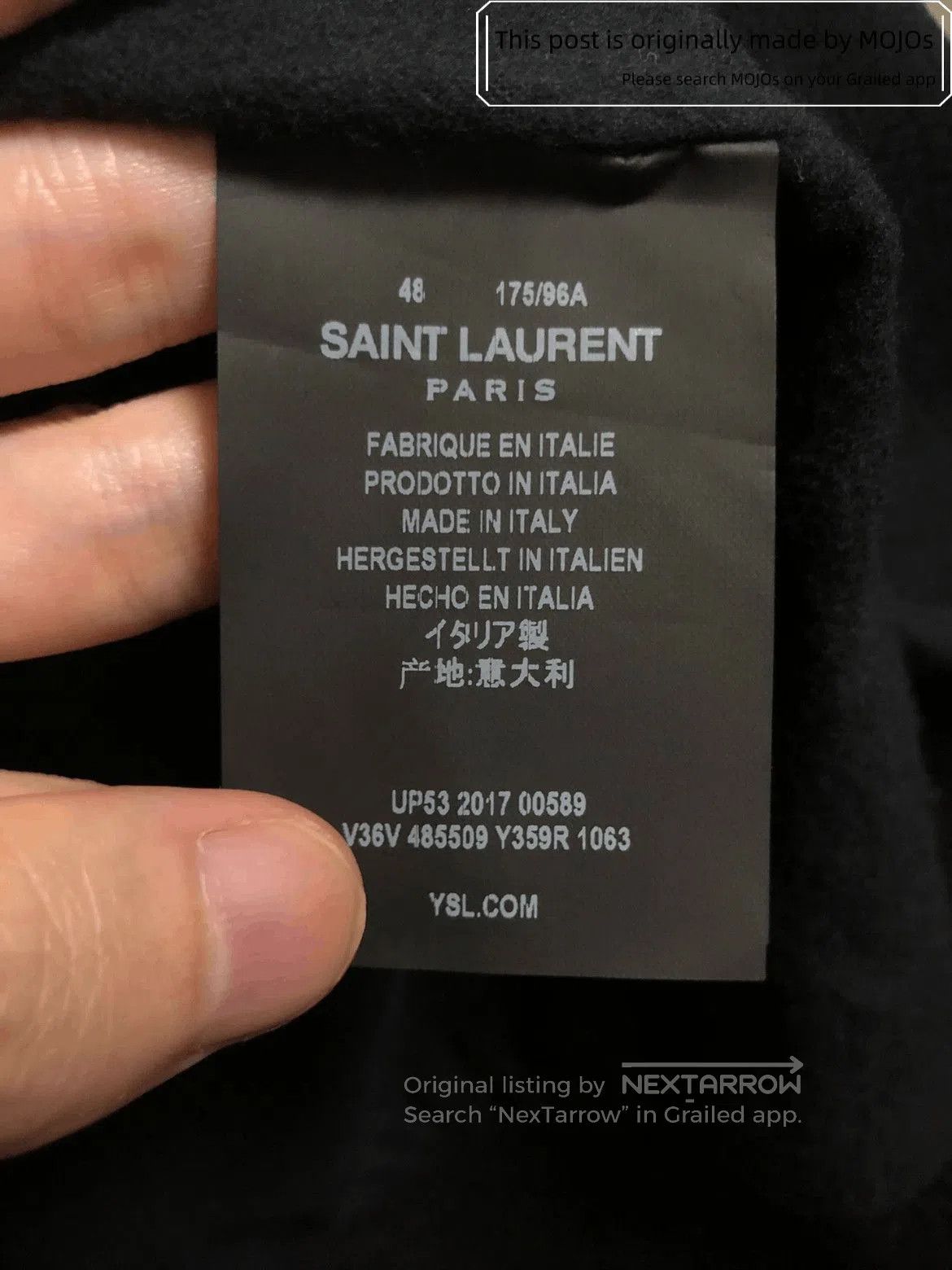 Saint Laurent Paris Sz 48 Saint Laurent Paris Flamingo Pattern Jacket. Size US M / EU 48-50 / 2 - 7 Thumbnail