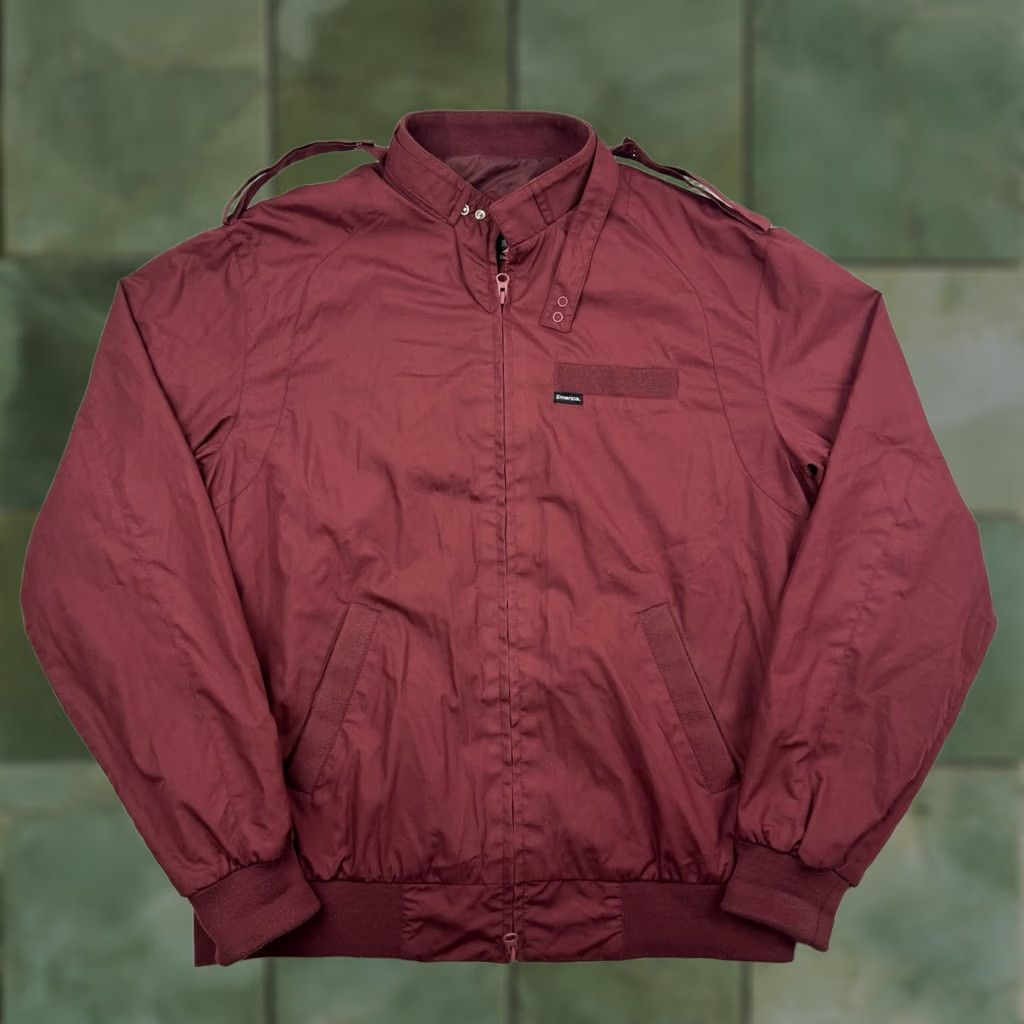 Emerica VINTAGE Emerica Jacket Windbreaker Adult Large Skateboard Members Only Style Y2K Red 90s 80s Hipster Punk Skateboard Mens Size US L / EU 52-54 / 3 - 1 Thumbnail