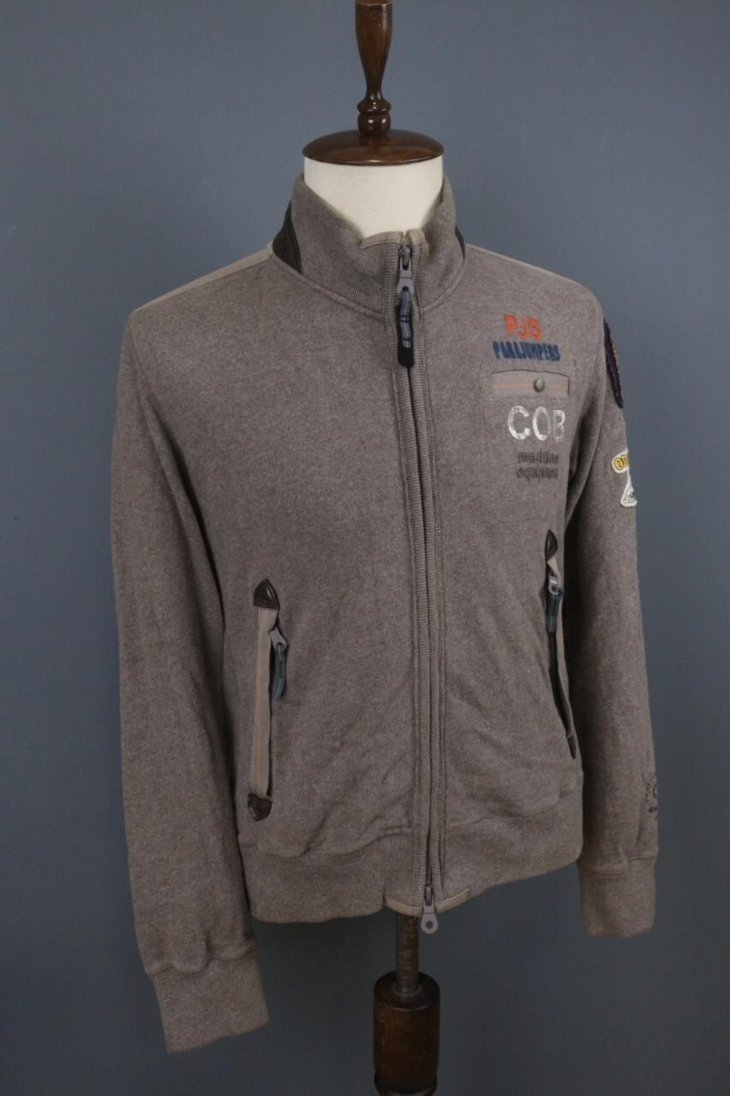 Parajumpers Parajumpers Brown 100% Cotton Mock Basic Jacket Size M Size M / US 6-8 / IT 42-44 - 9 Thumbnail