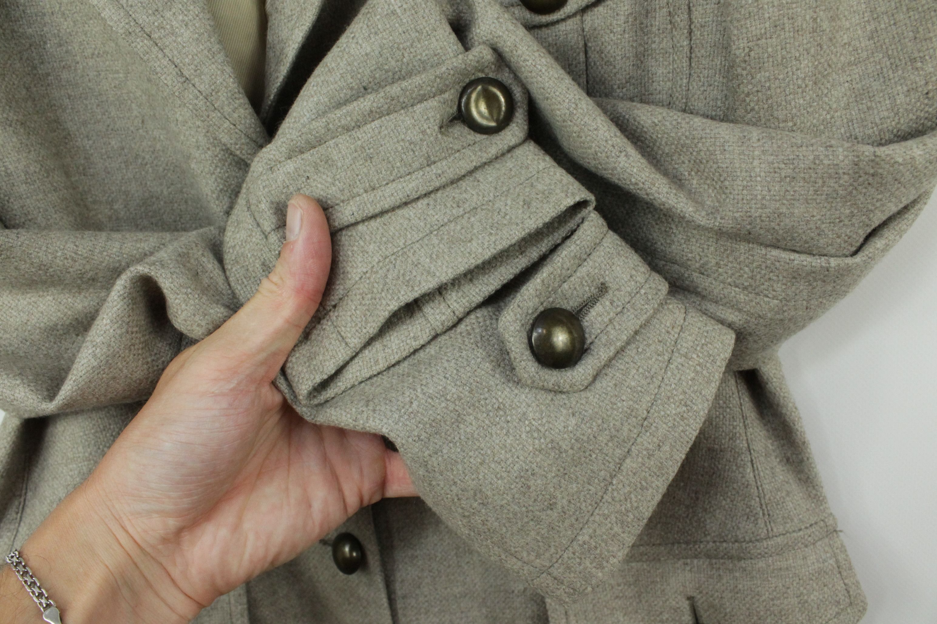 Tagliatore Tagliatore Women's Tweed Wool/Cashmere Blazer Jacket Size L / US 10 / IT 46 - 4 Thumbnail