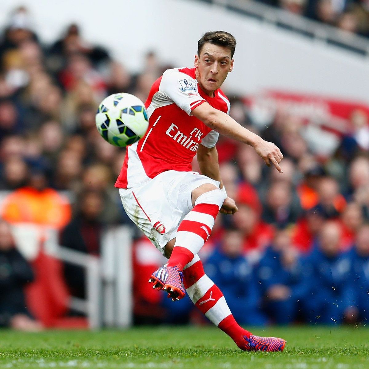 Puma ARSENAL PUMA 2014/2015 FOOTBALL SOCCER HOME JERSEY #11 OZIL Size US S / EU 44-46 / 1 - 15 Thumbnail