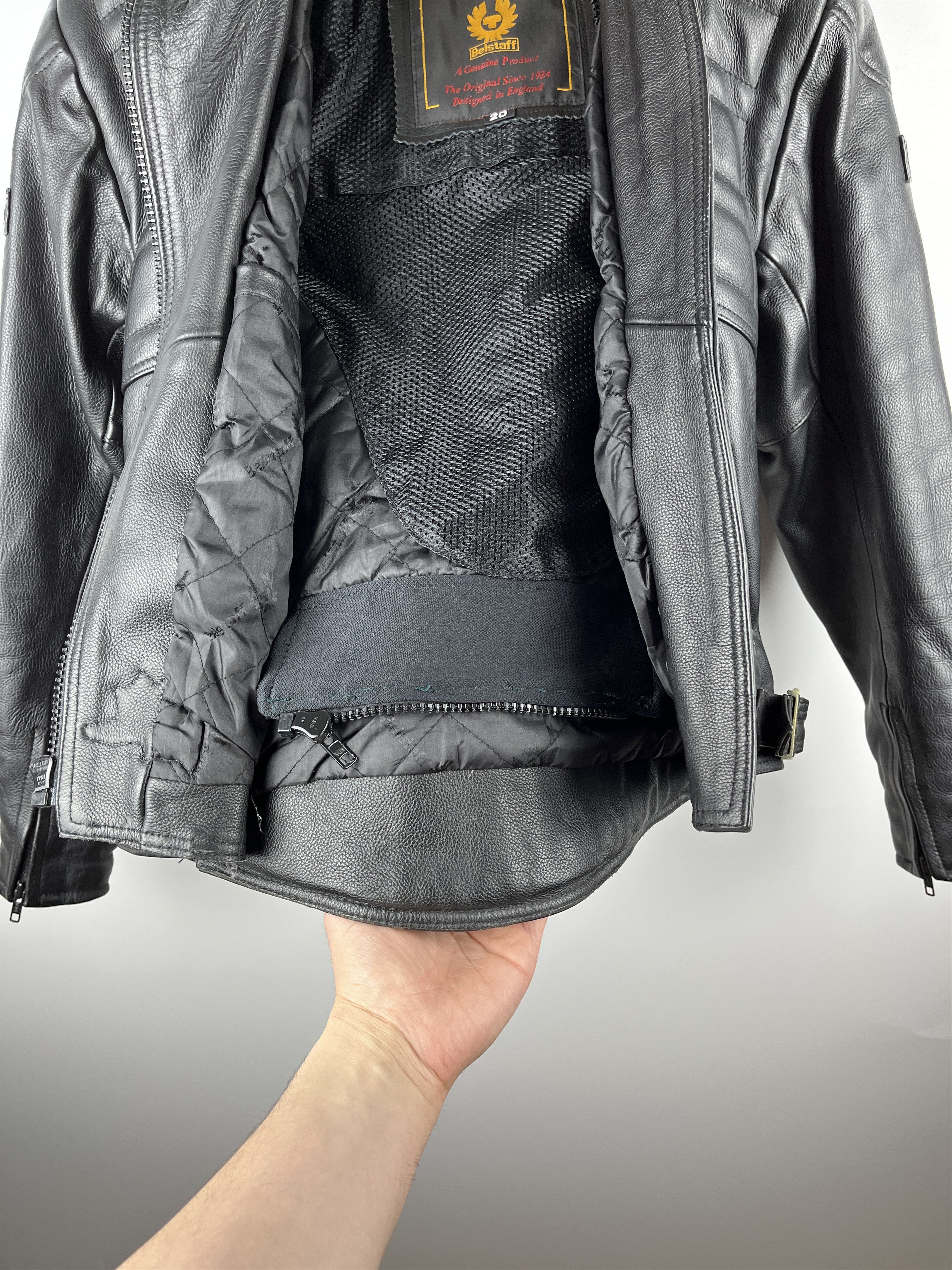 Belstaff Belstaff Leather Jacket Biker Motorcycle Size XXL / US 16-18 / IT 52-54 - 19 Thumbnail