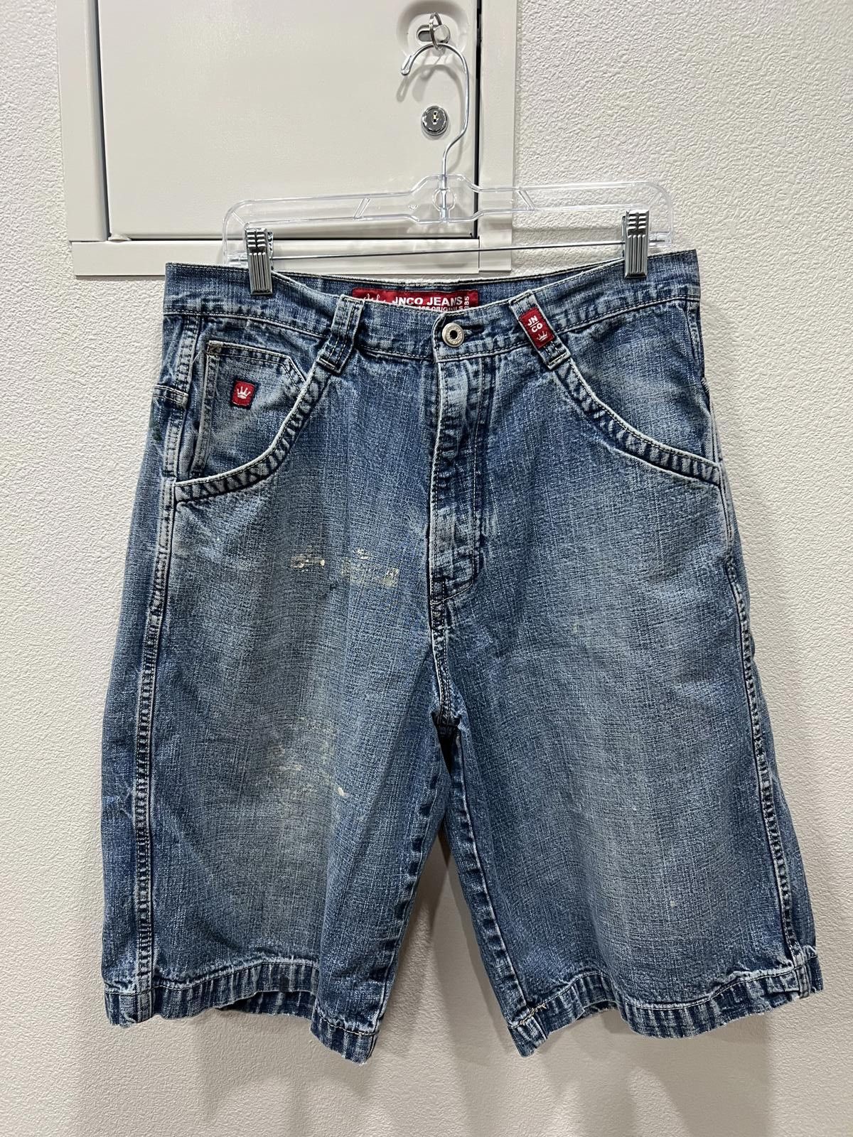JNCO Y2K JNCO Skull Jorts Size US 34 / EU 50 - 1 Thumbnail