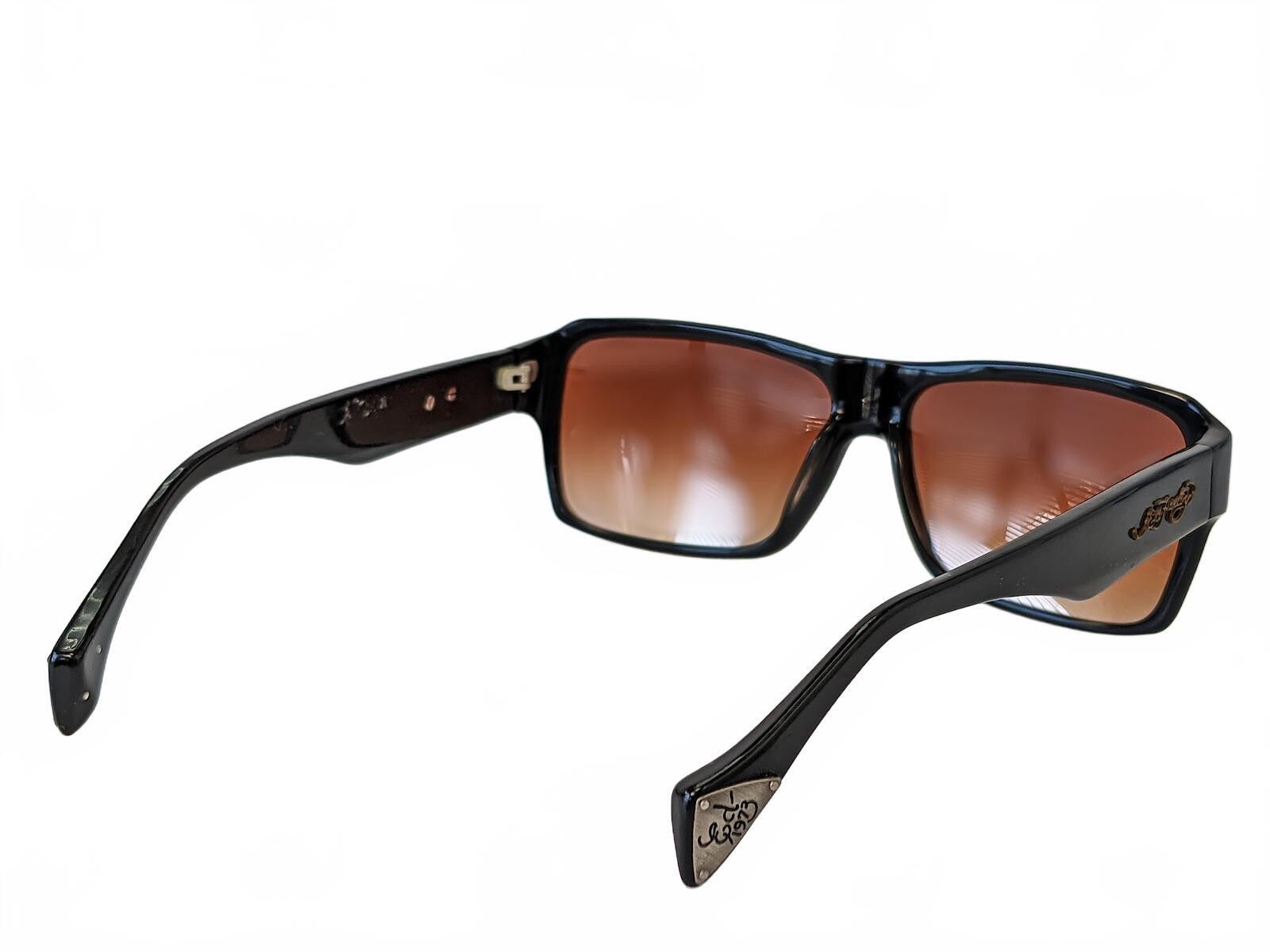 Ed Hardy Ed Hardy Hand-made Sunglasses China | Rectangular Black Size ONE SIZE - 6 Thumbnail