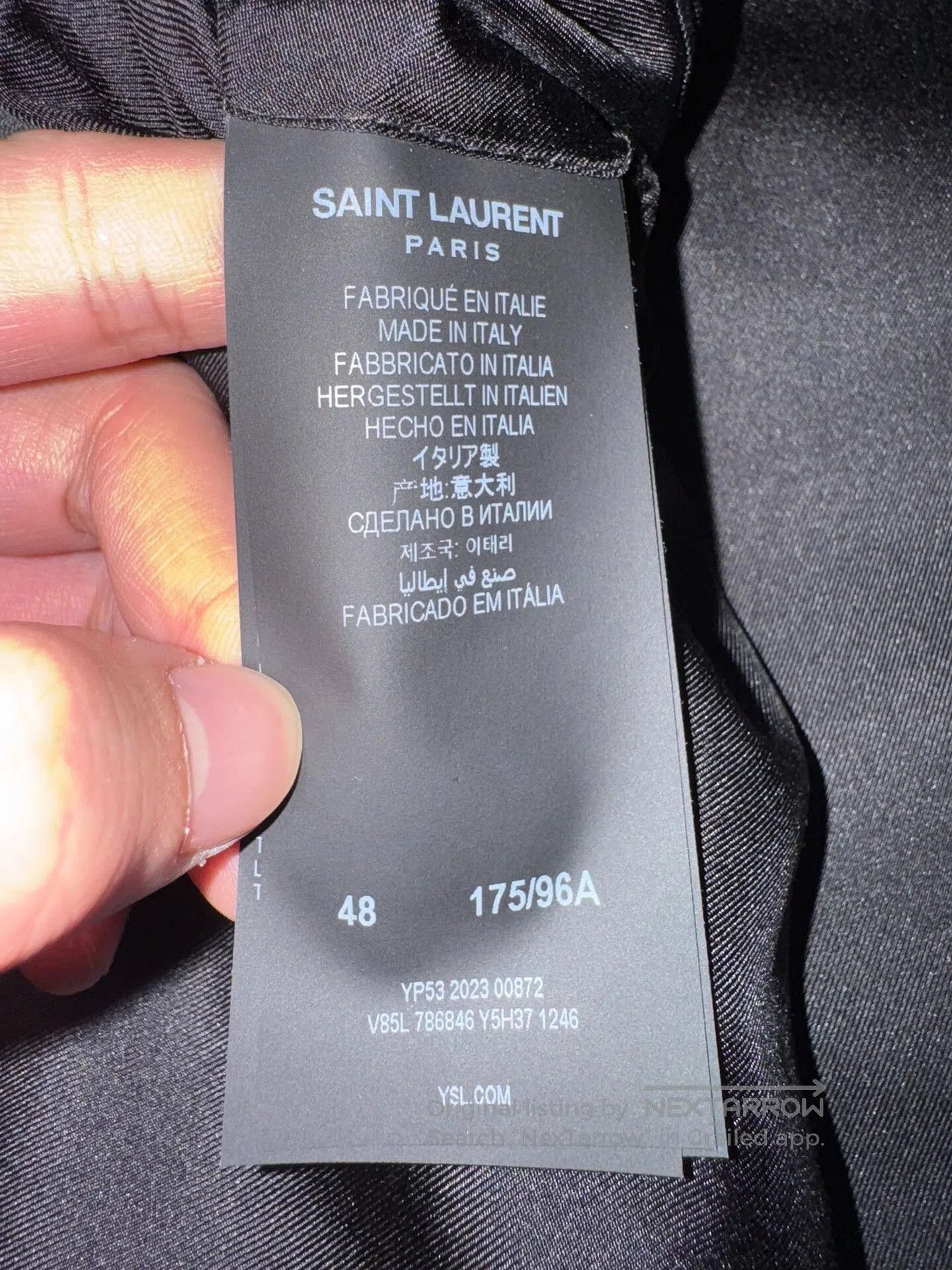 Saint Laurent Paris Saint Laurent 24 Flannel Double. Size US M / EU 48-50 / 2 - 5 Thumbnail
