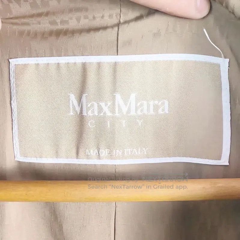Max Mara MaxMara Brown Wool Women's Coat . Size XXS / US 00 / IT 34 - 3 Thumbnail