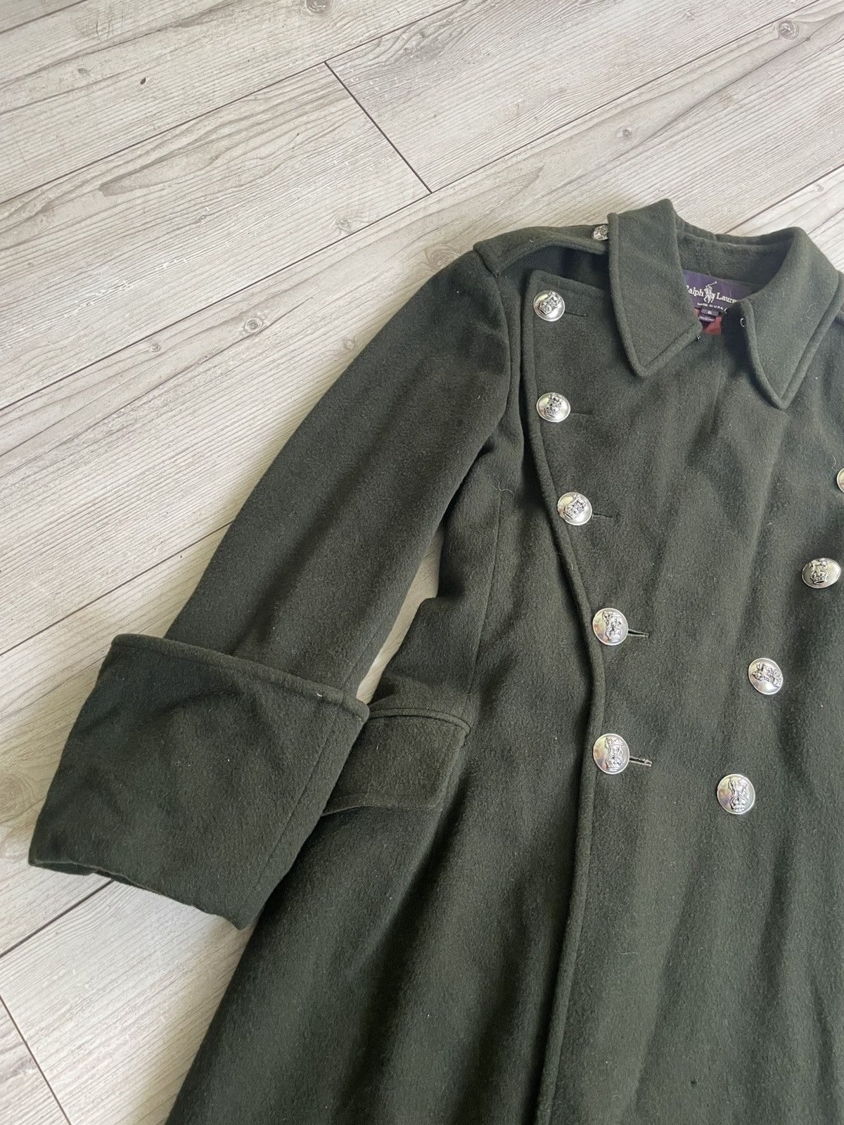 Ralph Lauren Purple Label Polo Ralph Lauren Purple Label Military Coat Made in USA Size M / US 6-8 / IT 42-44 - 5 Thumbnail