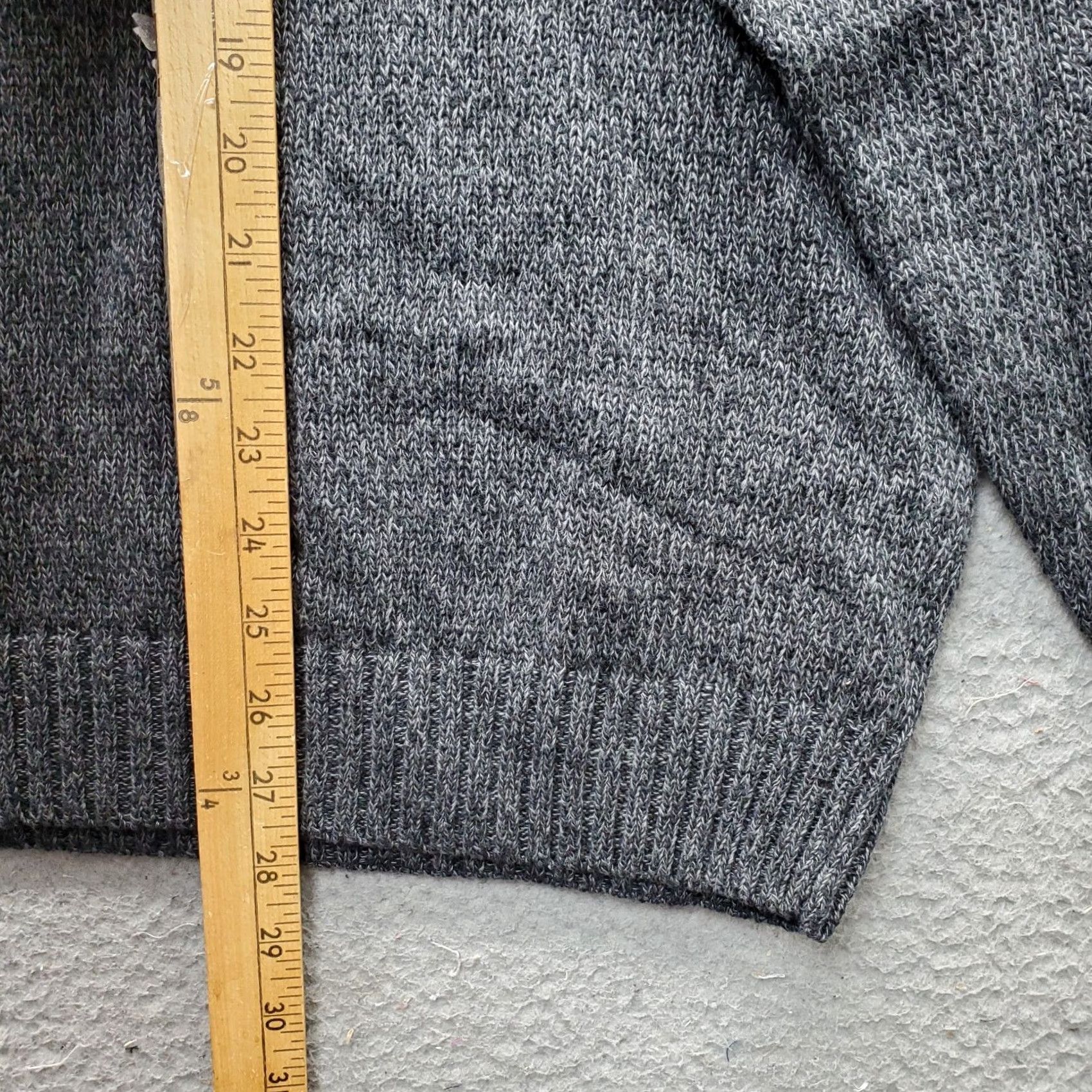 Chaps Chaps Mens XXL Gray Cable-Knit Raglan Sleeve 1/4 Button Pullover Sweater Size US XXL / EU 58 / 5 - 3 Thumbnail