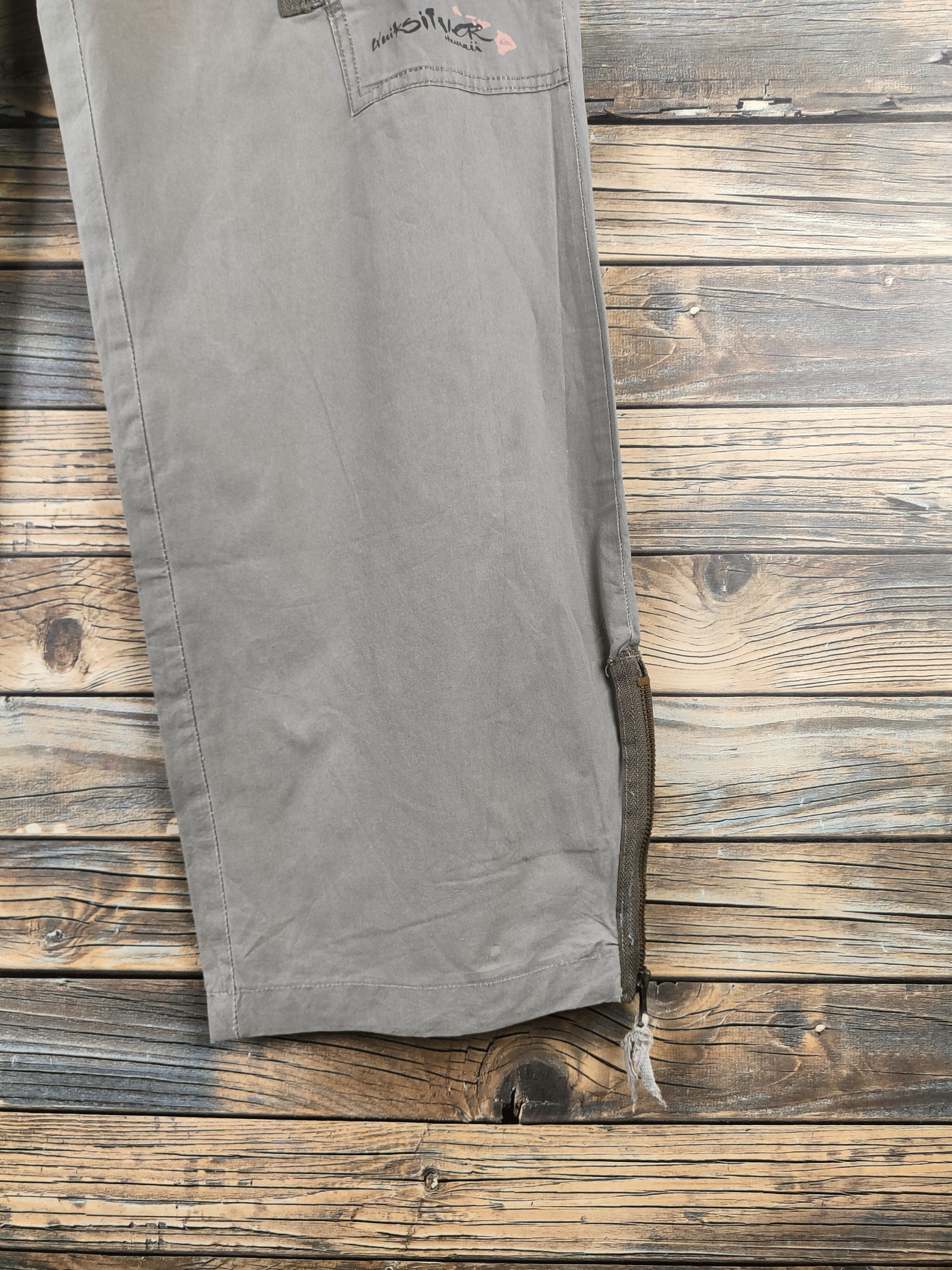 Quiksilver DL Quiksilver Army Green Multipocket Cargo Pants #46-791 Size US 35 - 7 Thumbnail