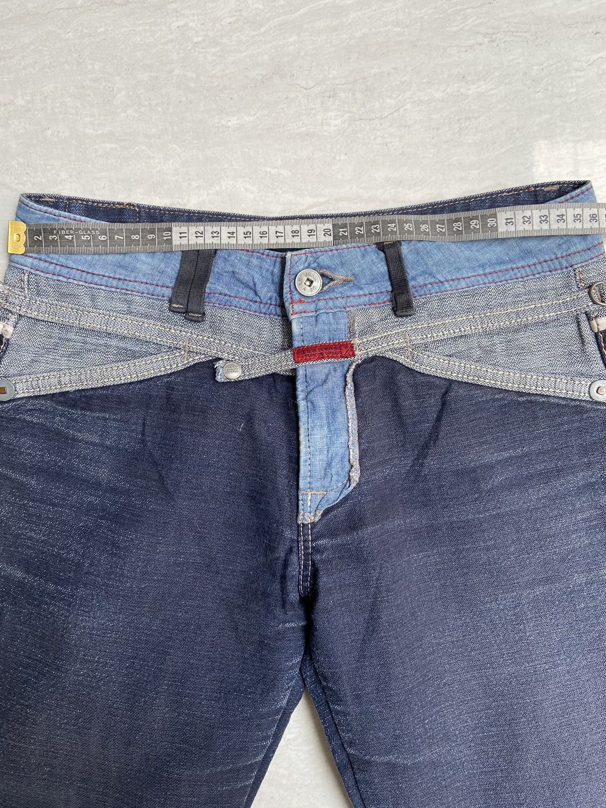 Designer × Japanese Brand × Marithe + Francois Girbaud Marithe Francois Girbaud Blue Pants Size US 26 / EU 42 - 4 Thumbnail